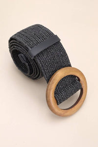 WOVEN RATTAN  BELT