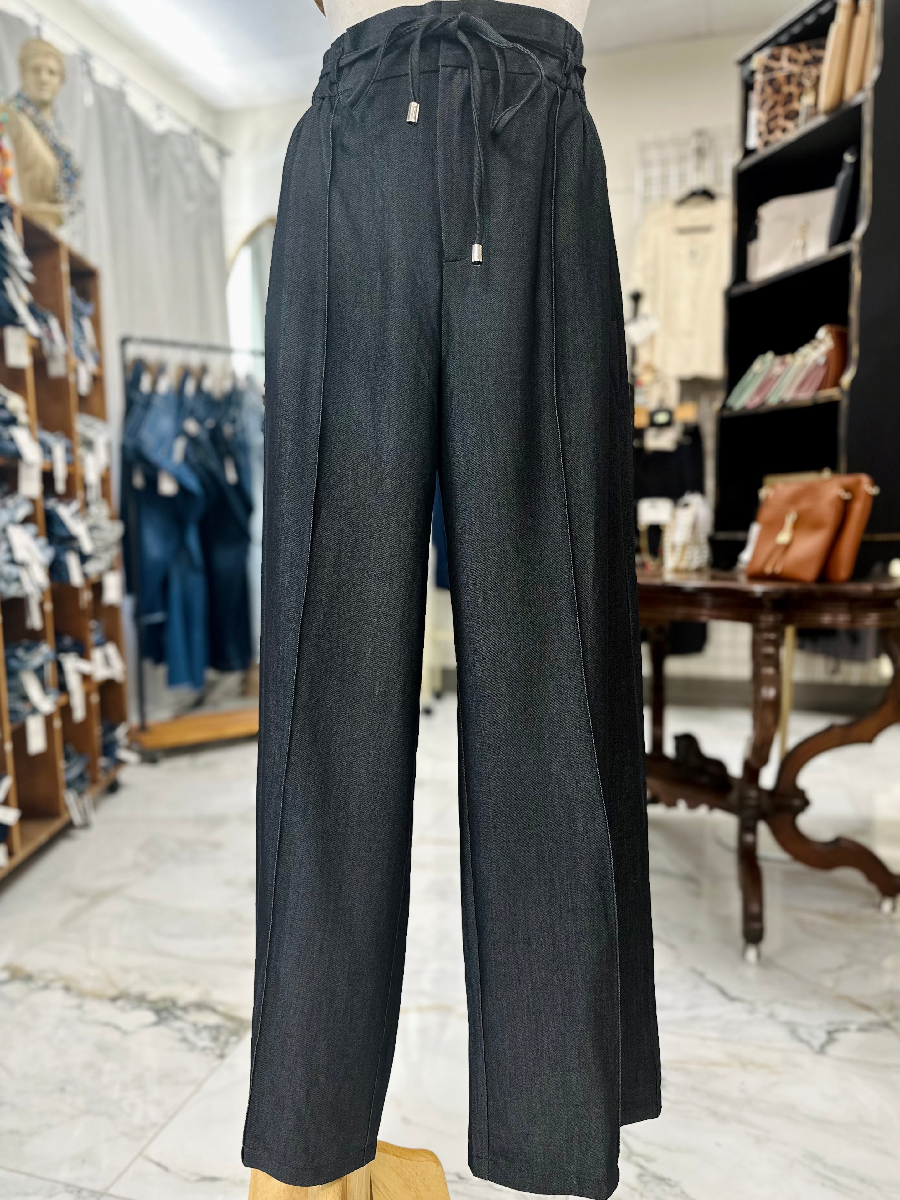 Draw Yourself Denim Black Bottom