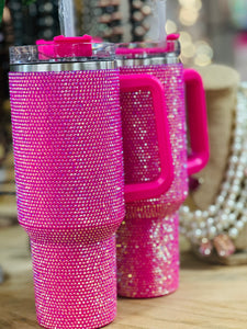 Rhinestone 40oz Stainless Tumbler