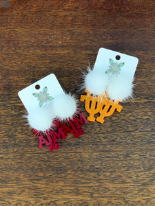 Collegiate Game Day Earrings