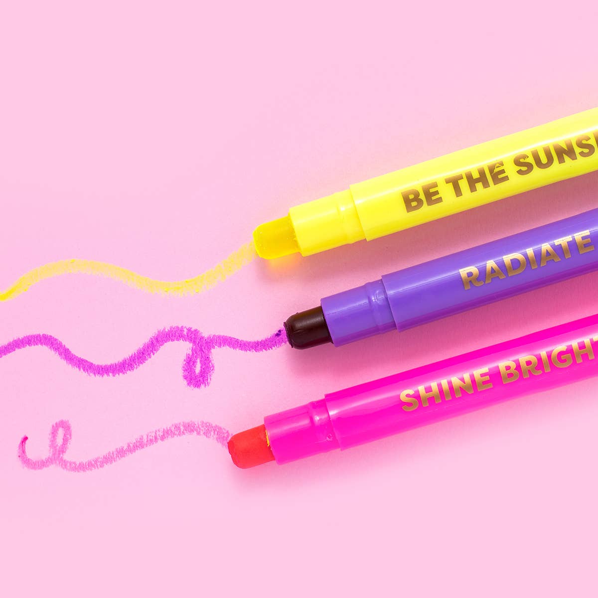 Wax Highlighters - Motivational - 3 Piece Set