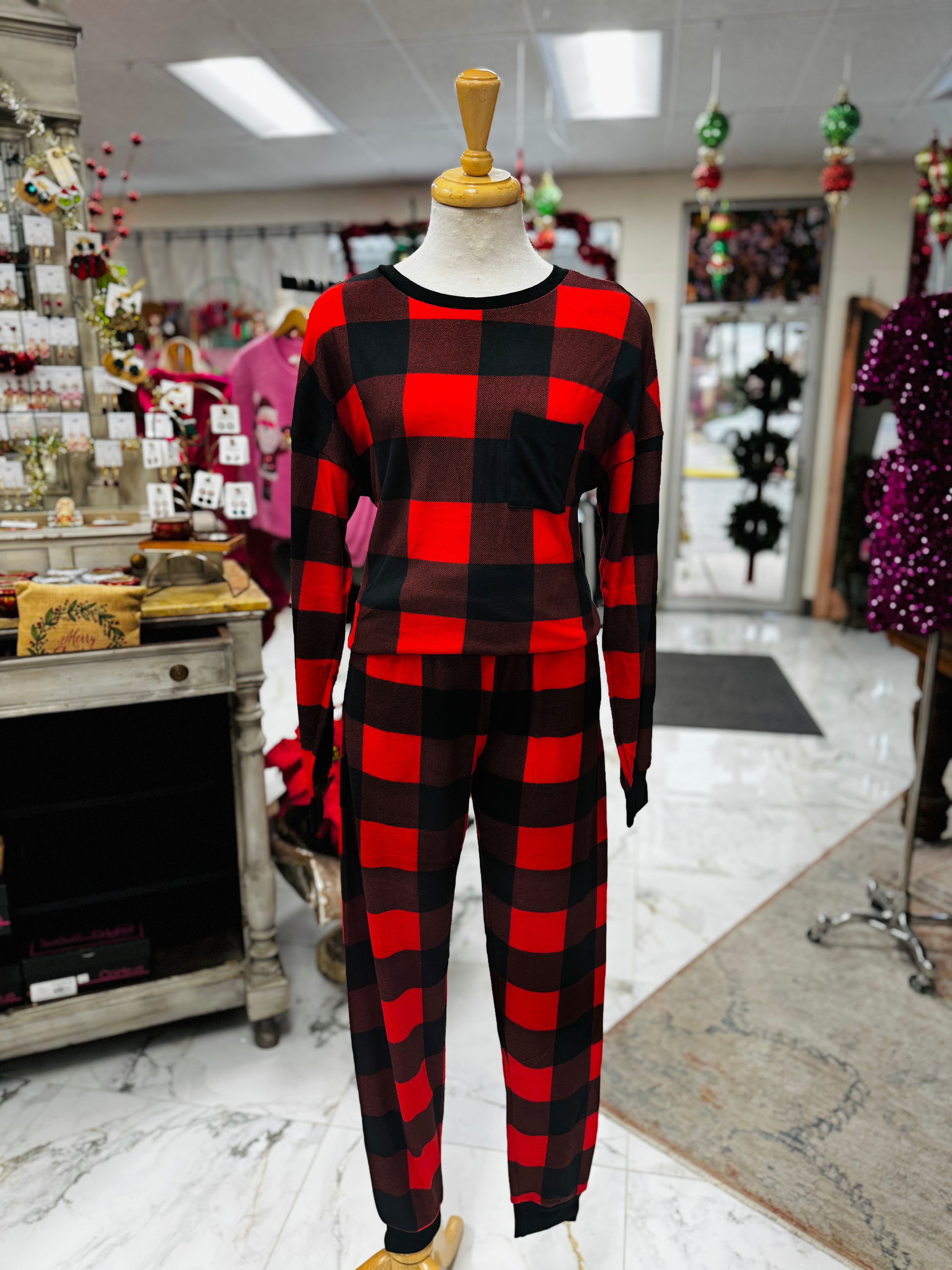 Buffalo Plaid Red PJ