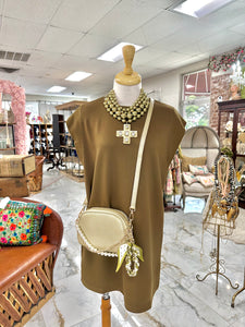 Louise Olive Dress