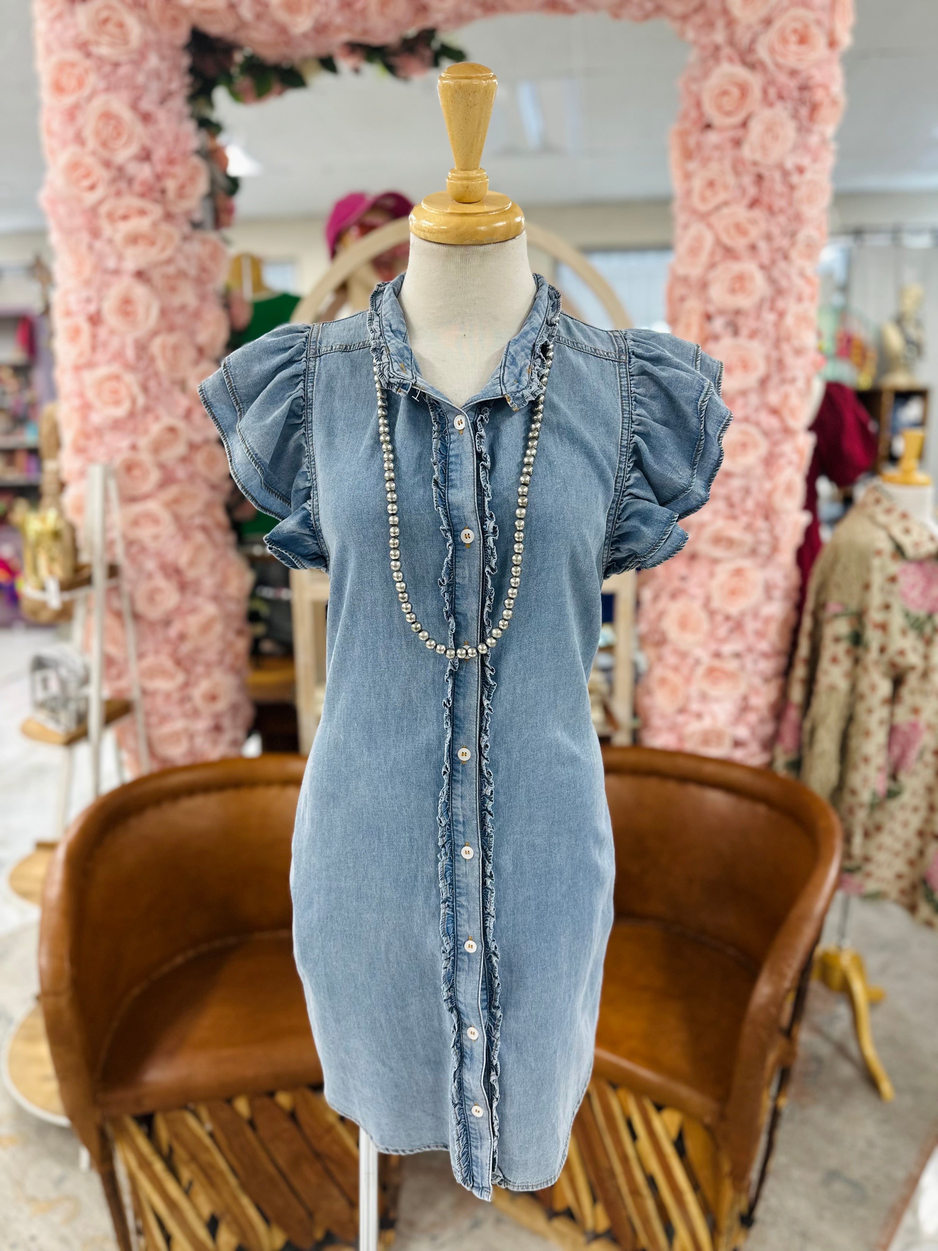 Mamie Denim Dress