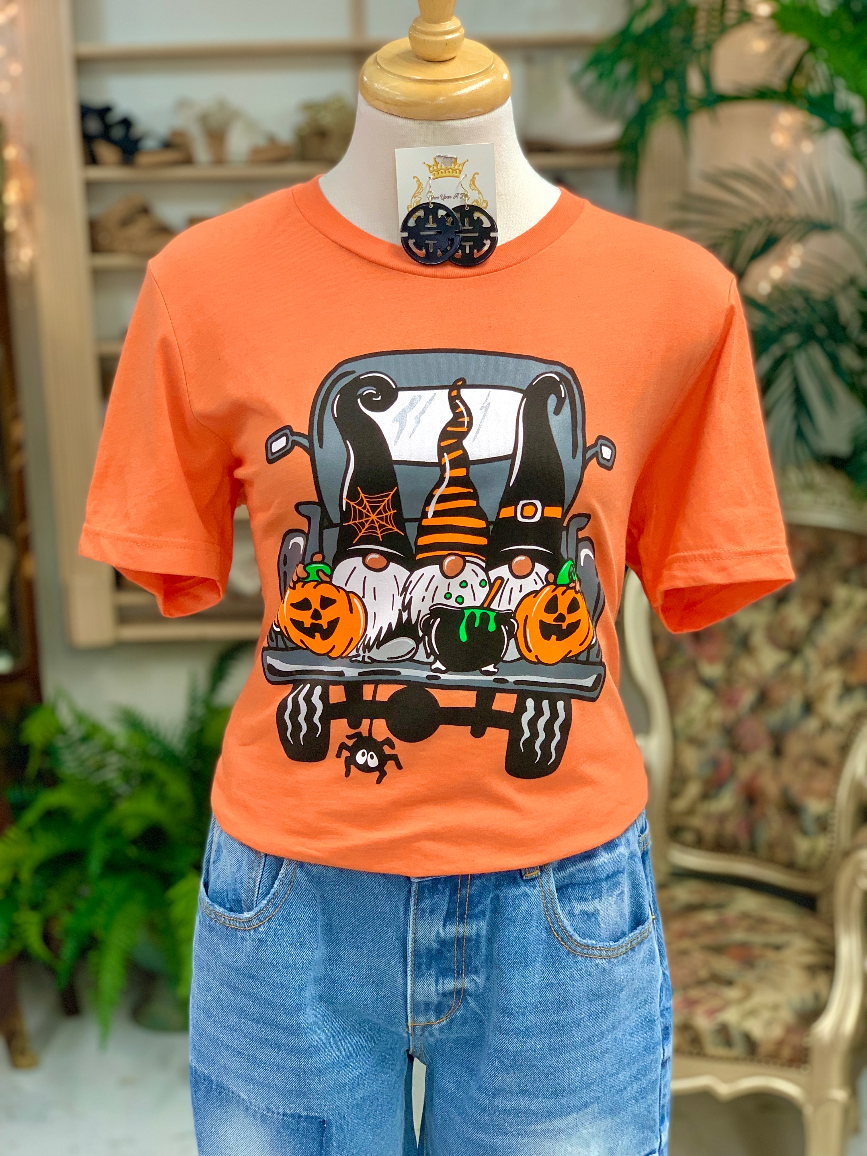 Halloween Gnome Truck