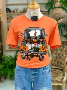 Halloween Gnome Truck