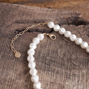 Boho Coin and Pearl Necklace