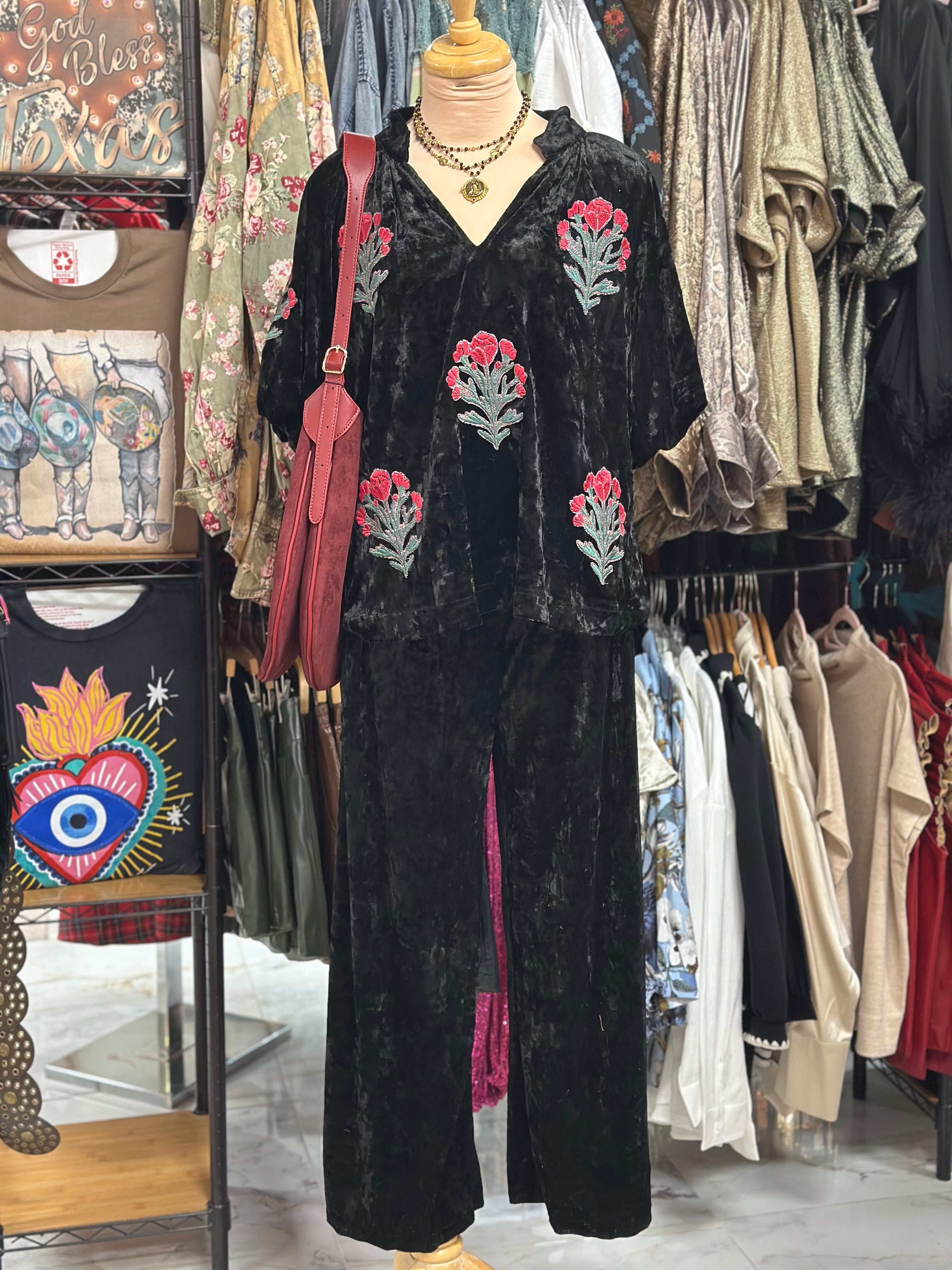 Melanie Velvet Pants