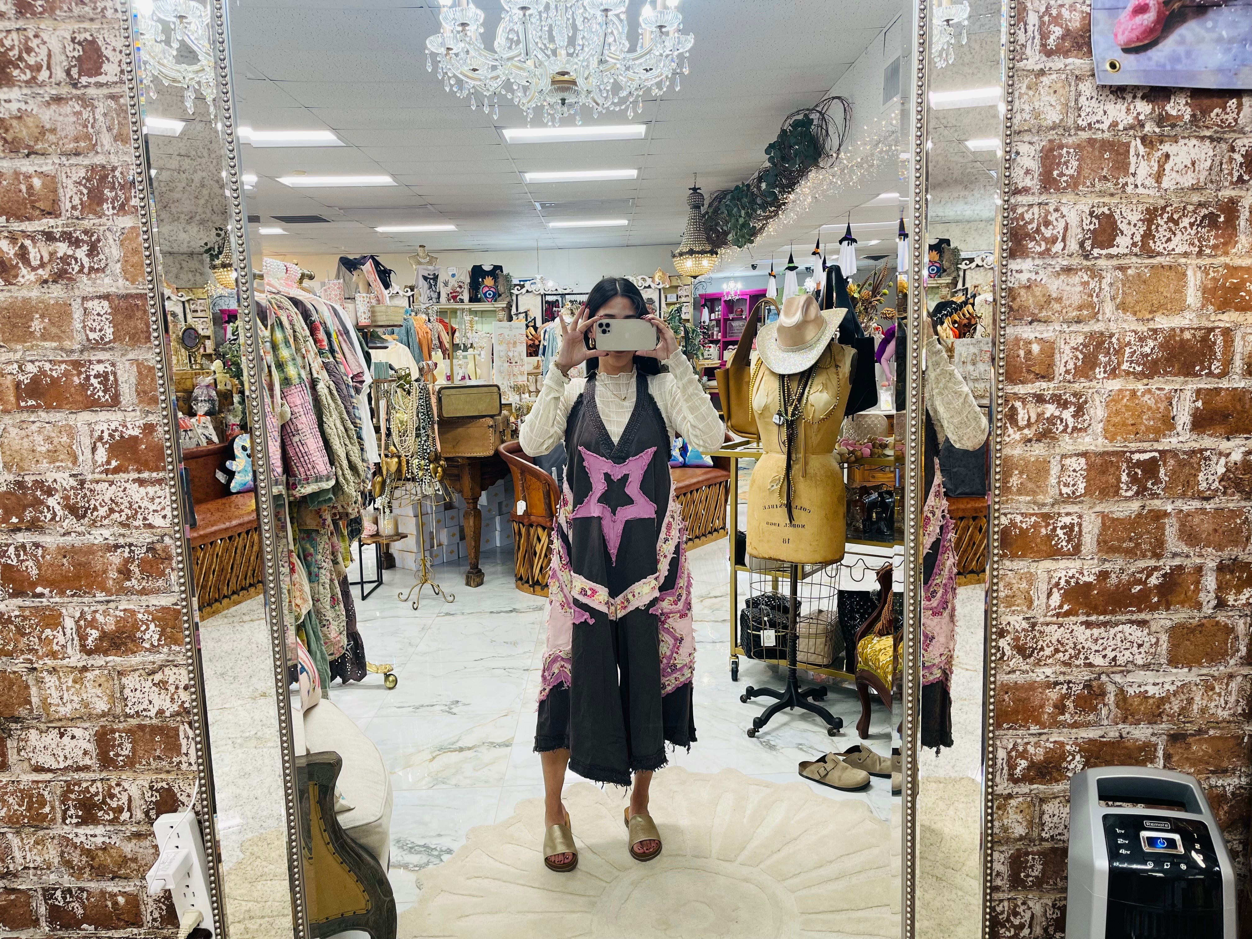 Star Patchwork Overalls