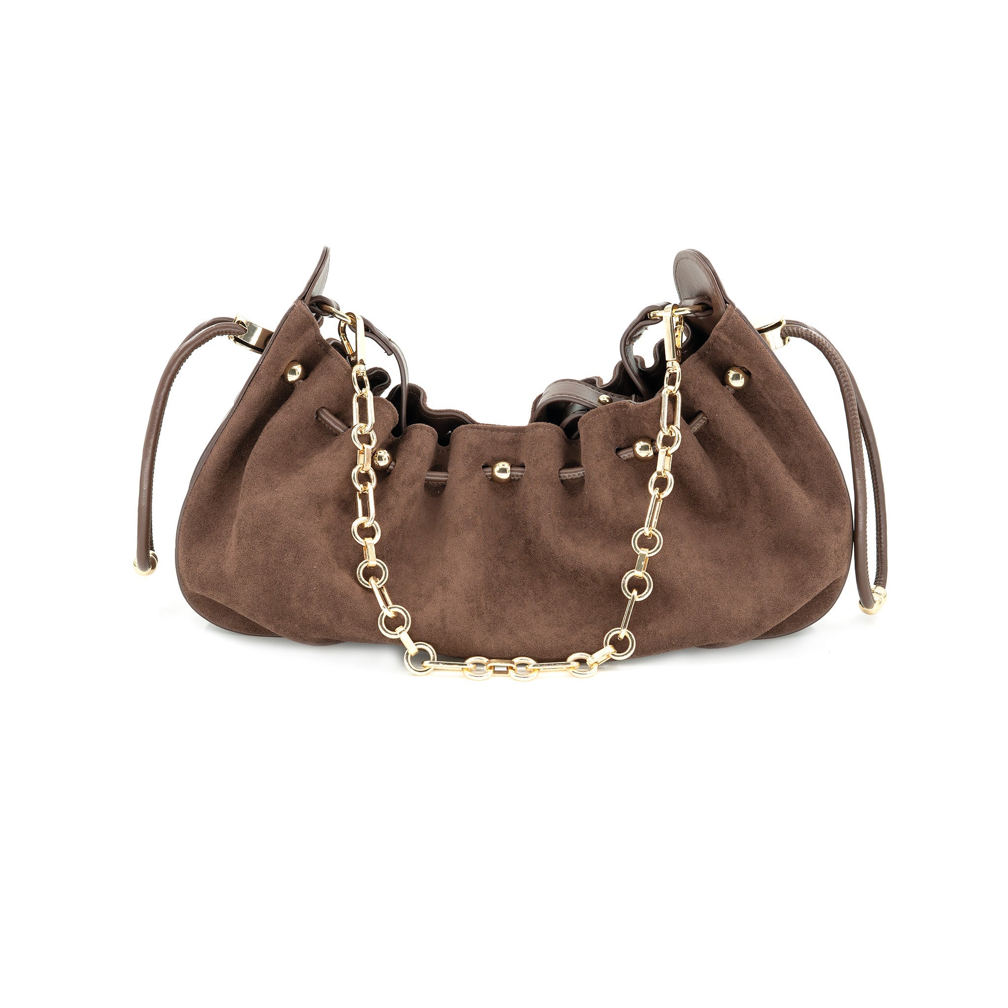 Chocolate Suede Bag