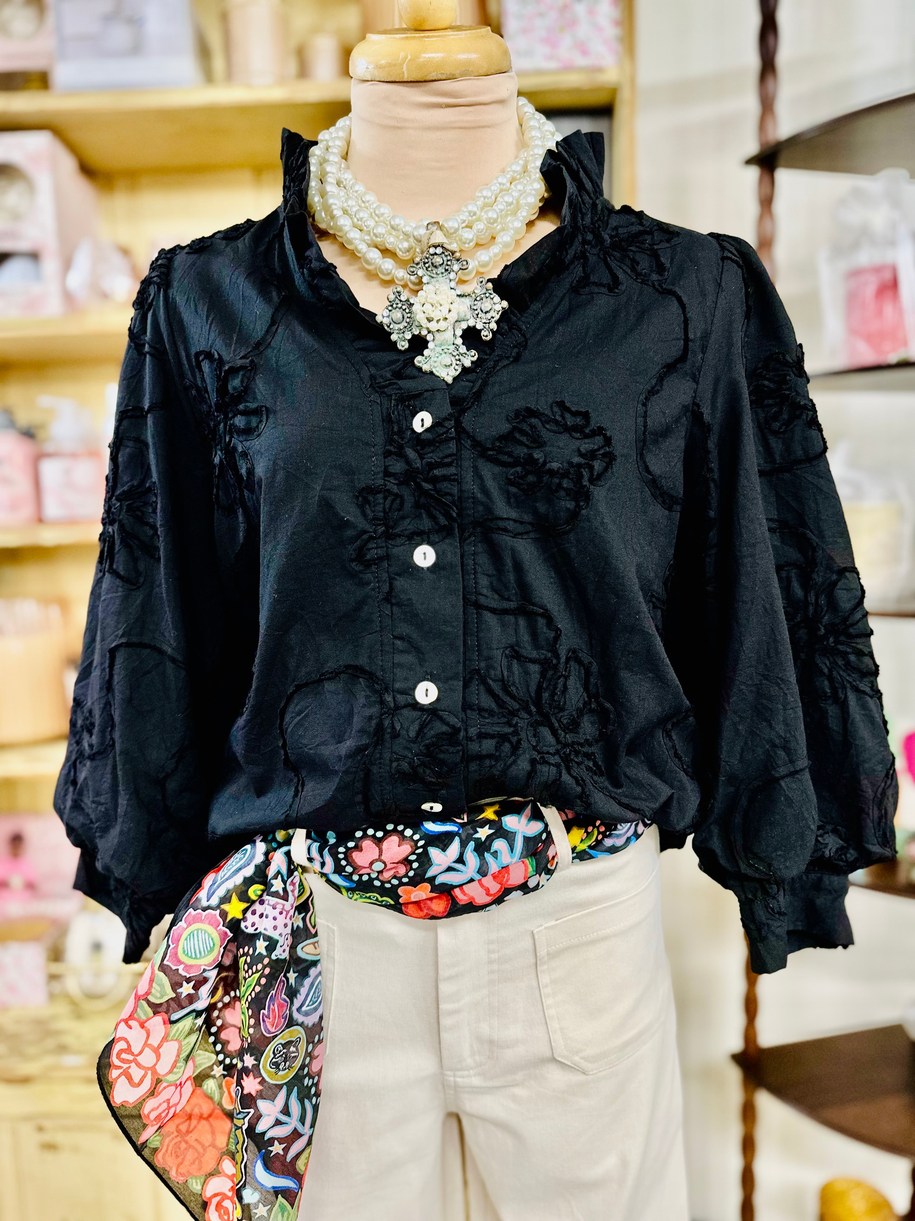 Roza Black Top