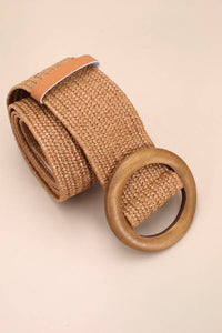 WOVEN RATTAN  BELT