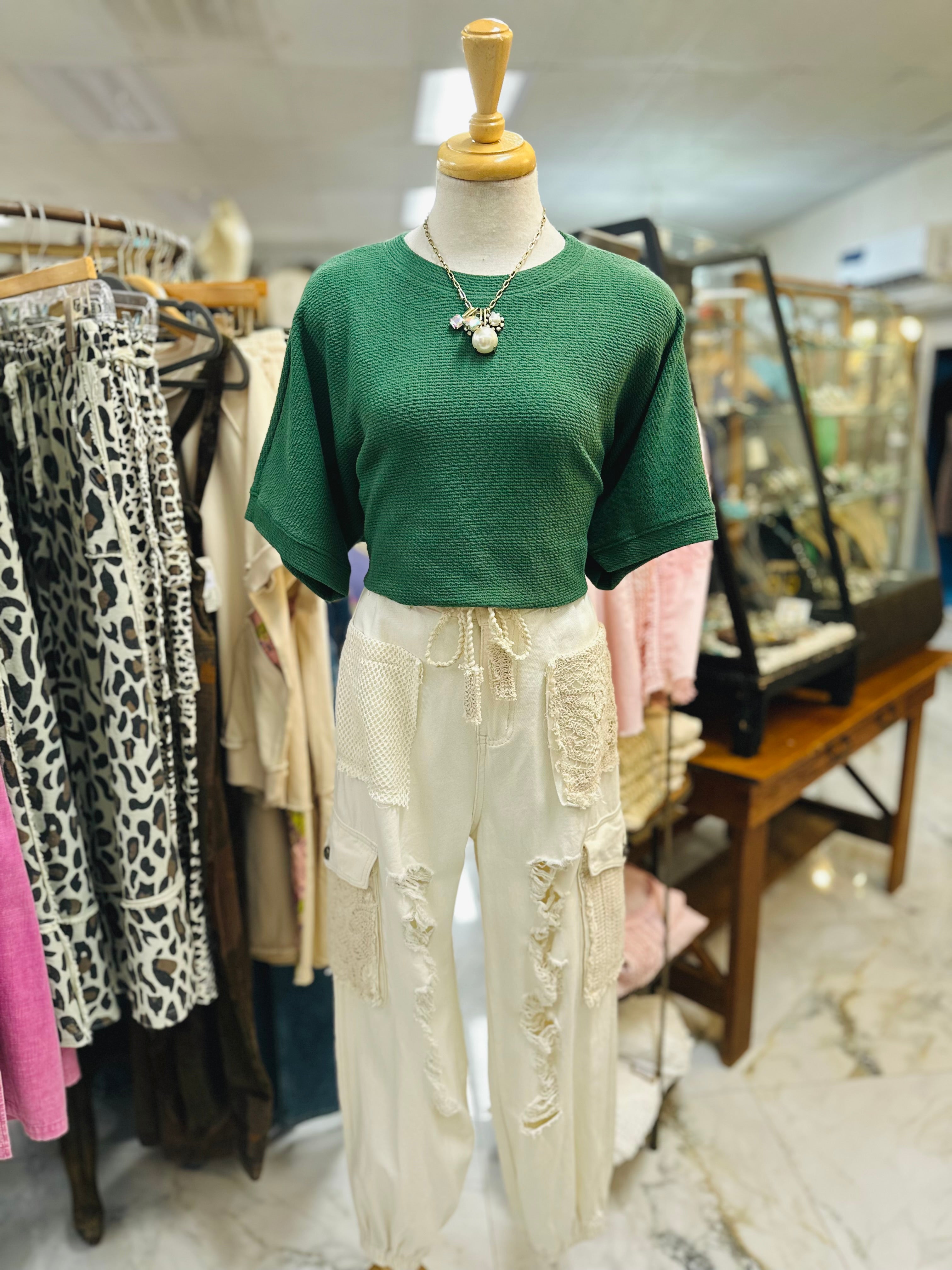 Mindy Green Top