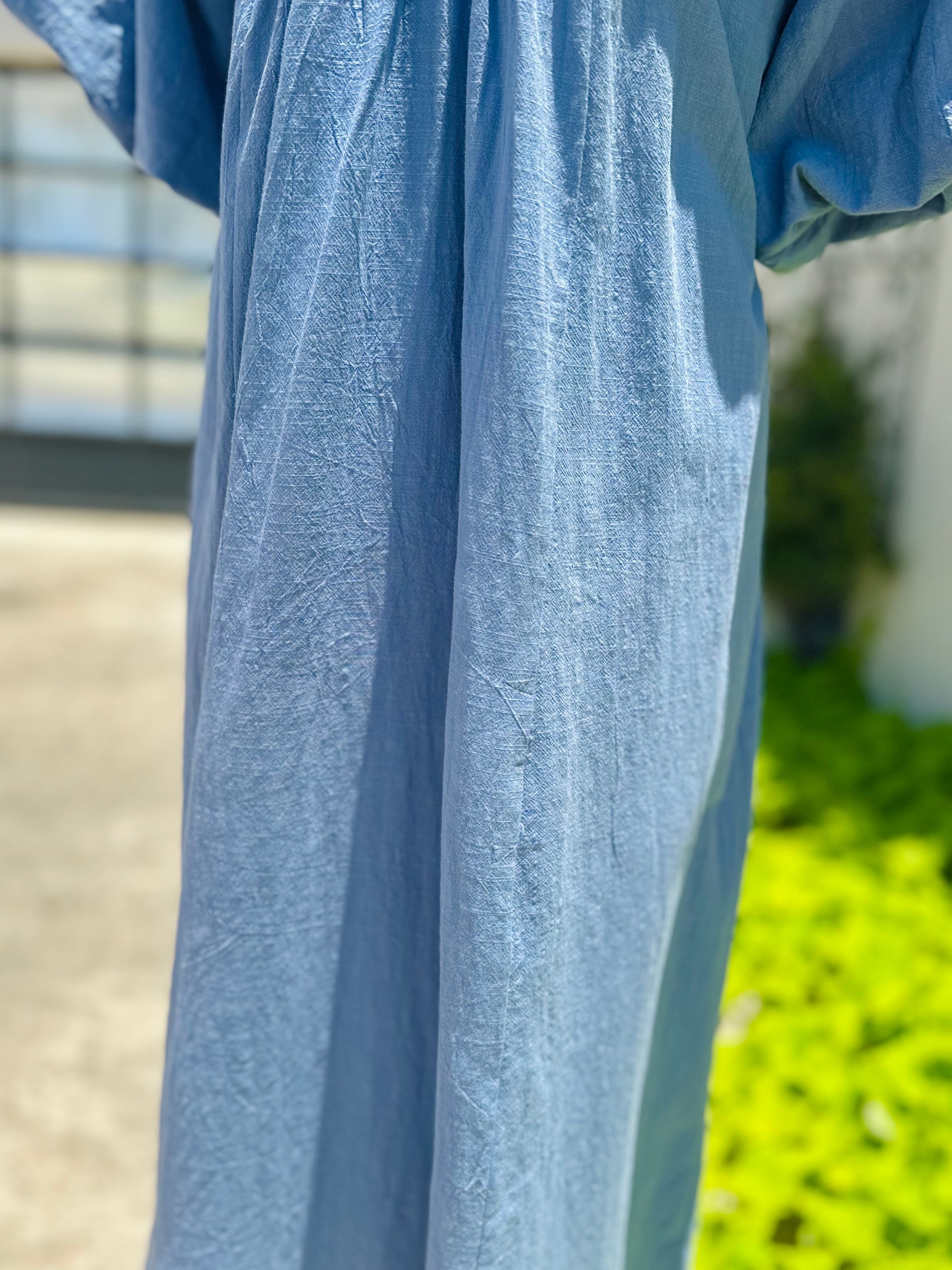 Leslie Blue Midi Dress