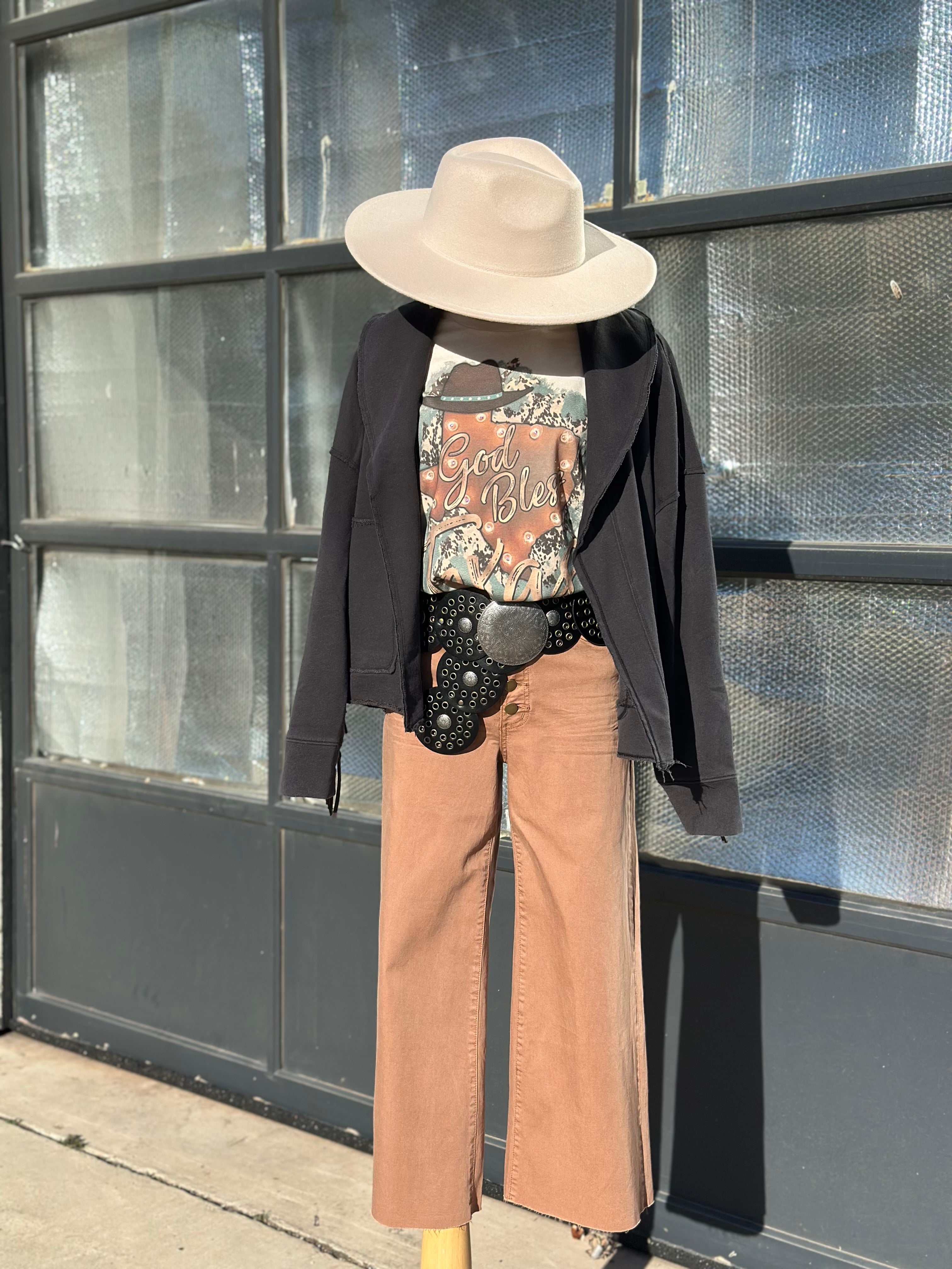 Paula Fringe Black Jacket