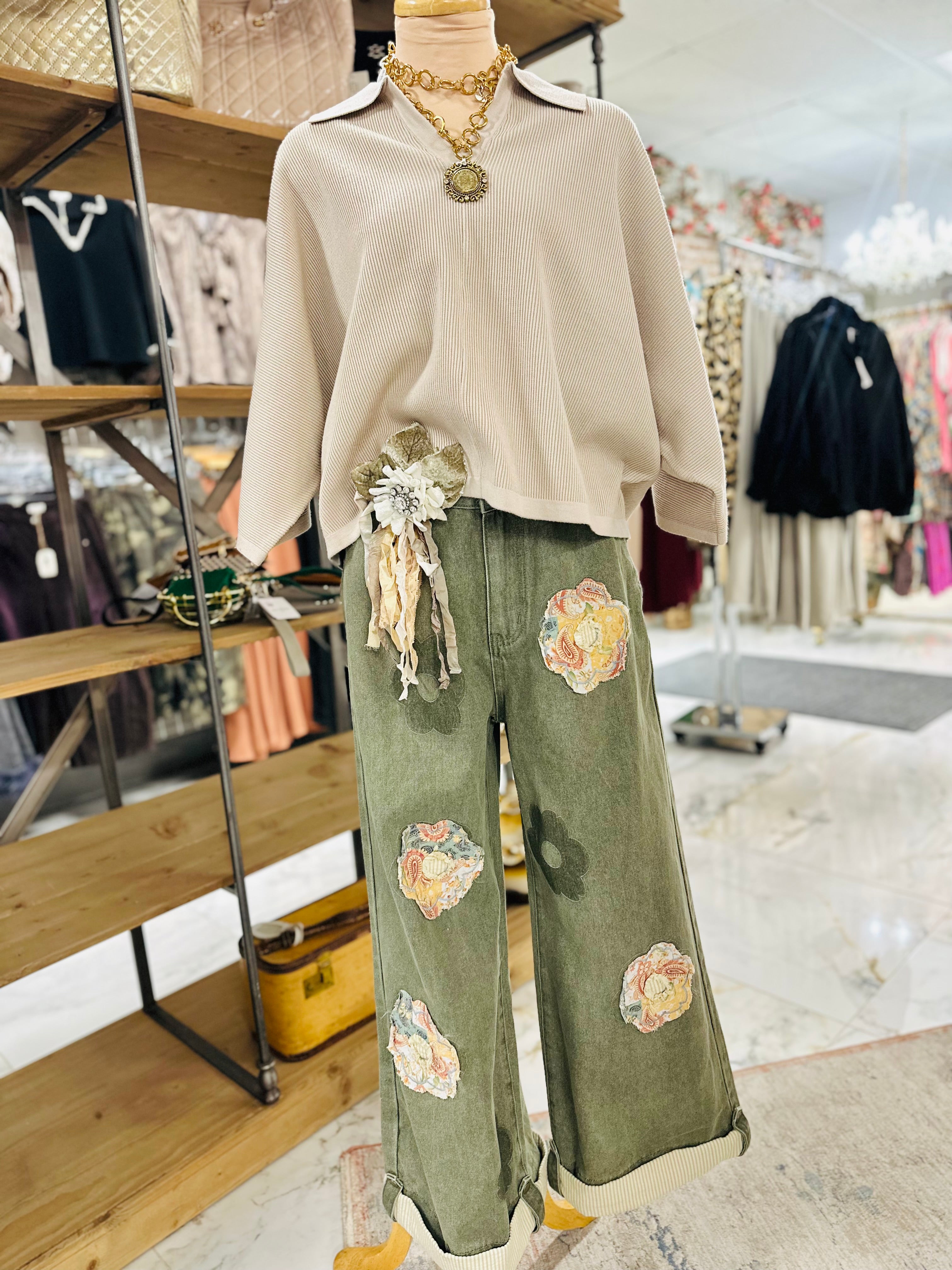 Frida Patchwork Pants