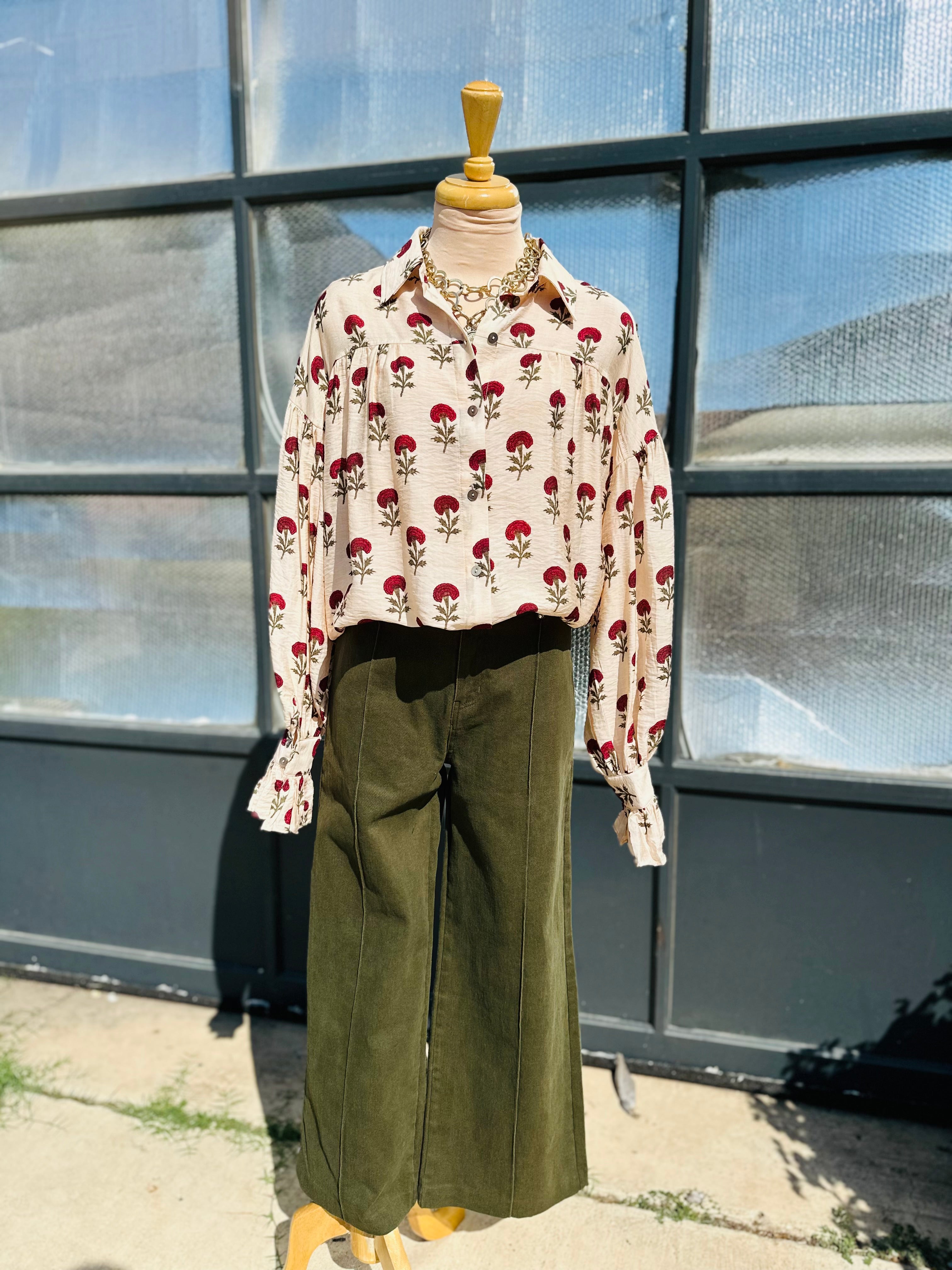 Martina Ruffle Top