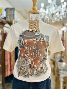 God Bless Texas T Shirt