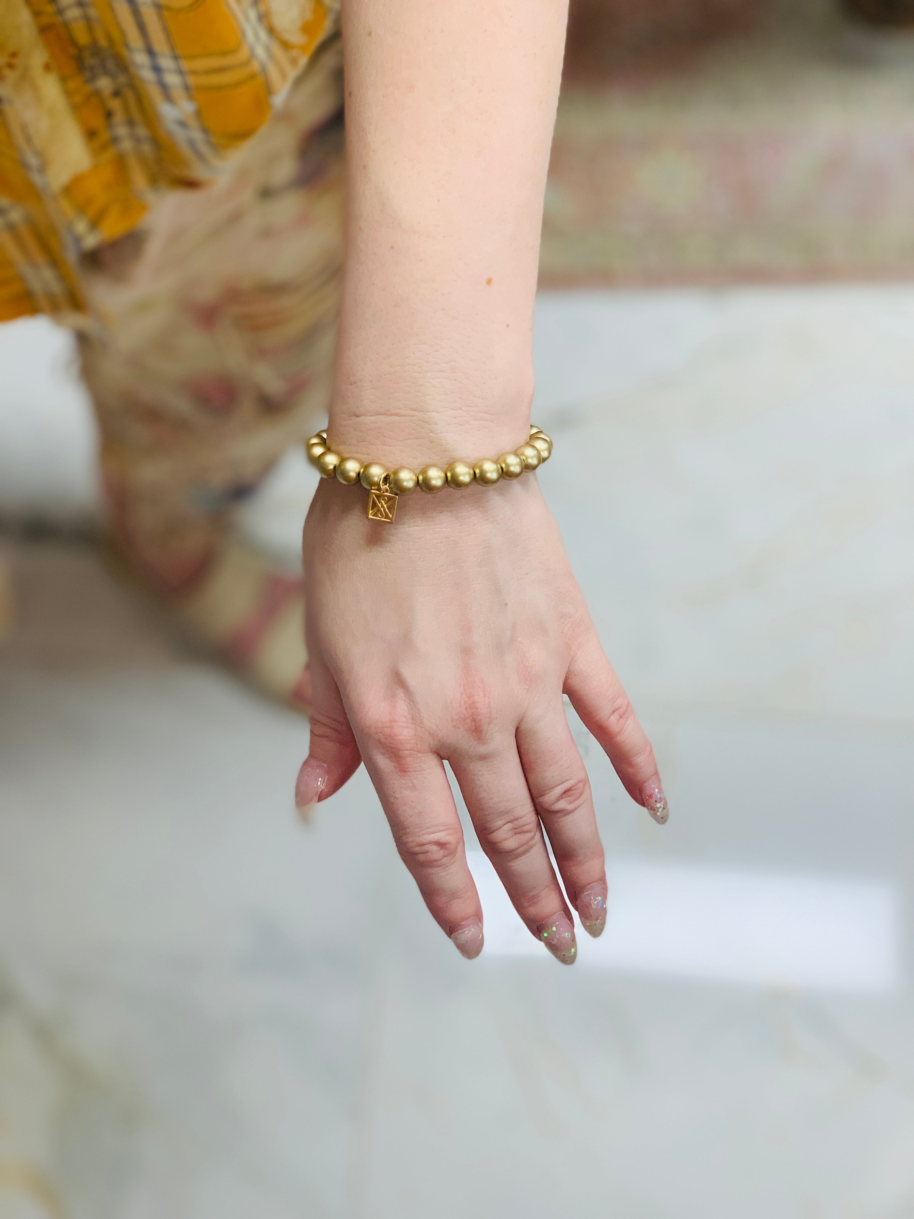 Gold Beaded Bracelets