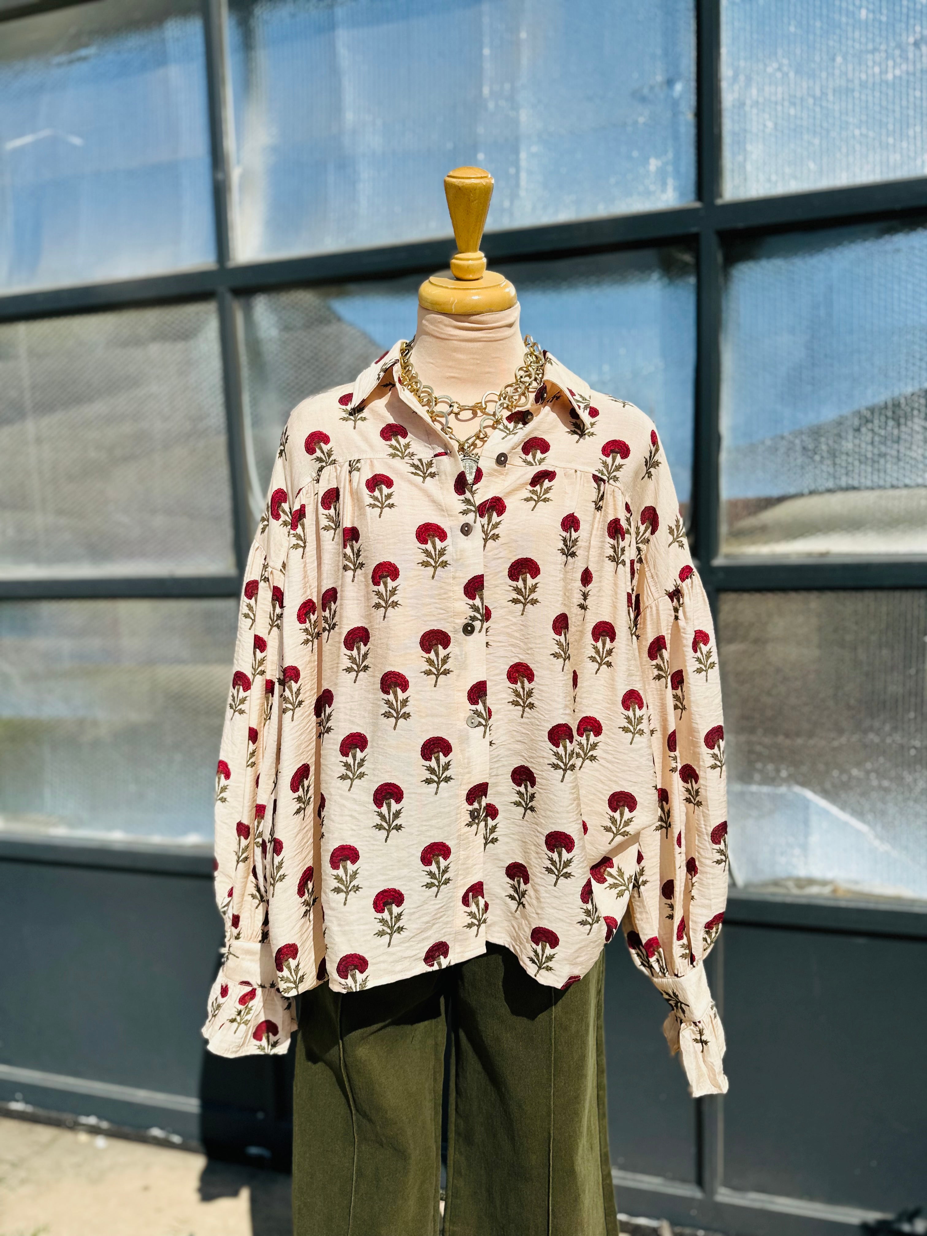 Martina Ruffle Top