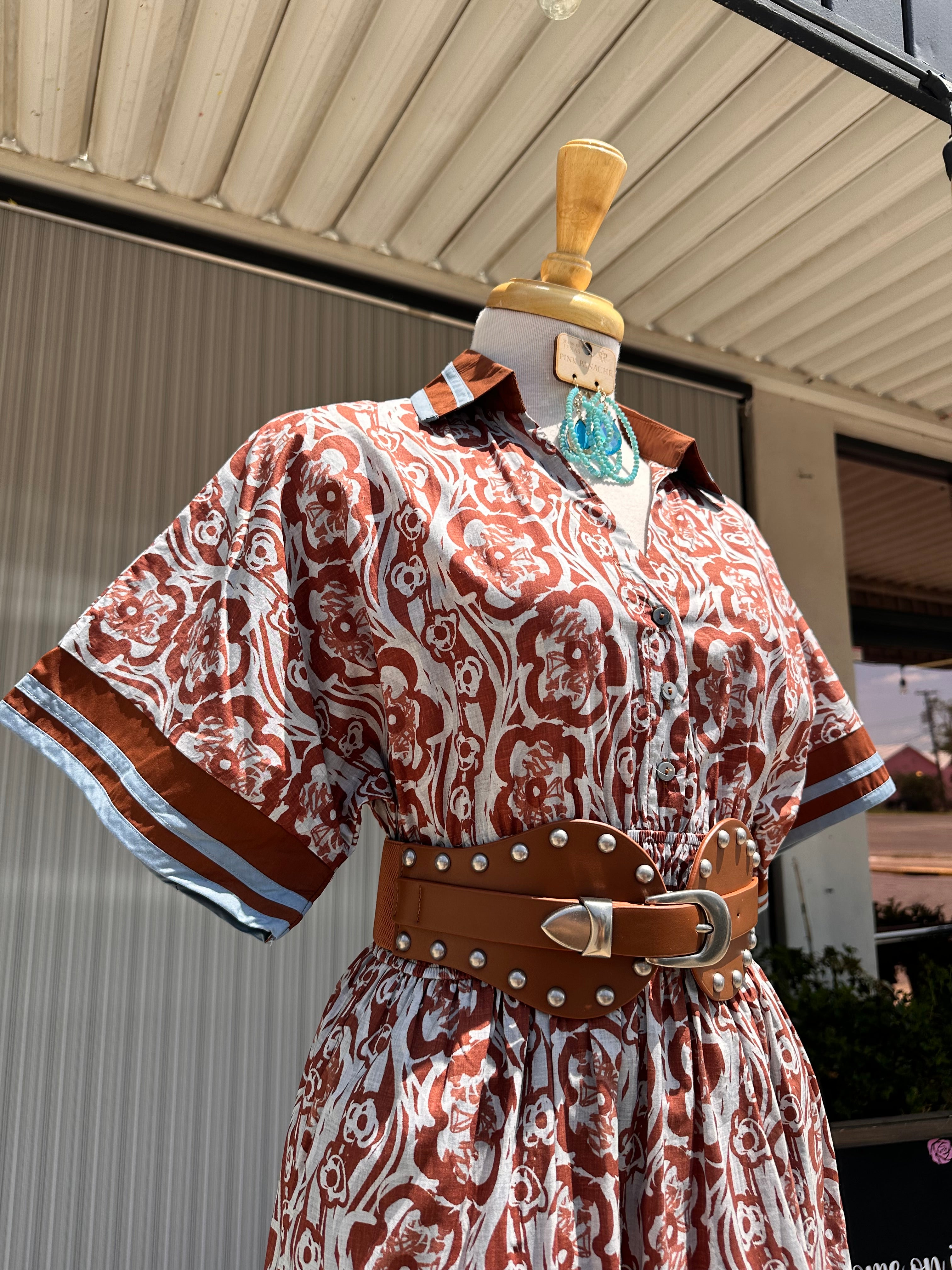 Amelie Camel Dress