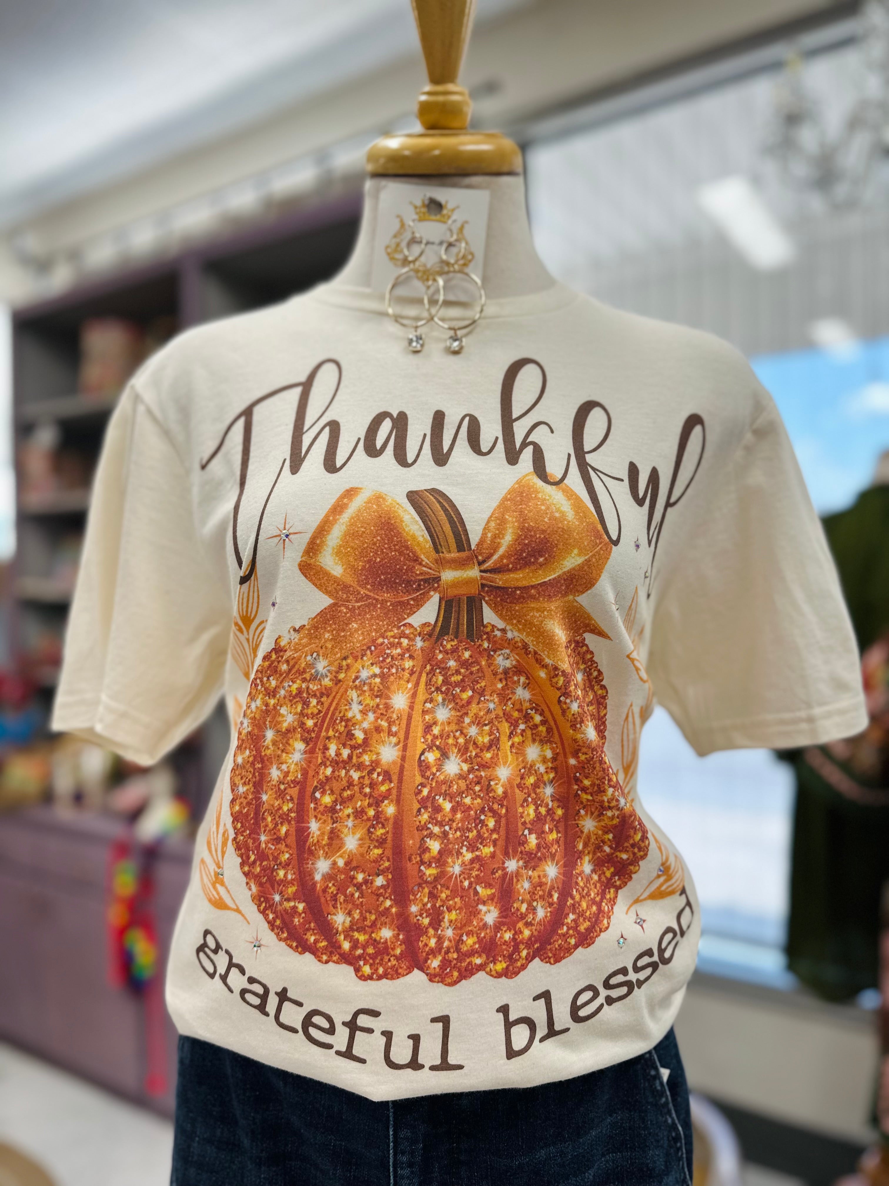 Thankful, Grateful, Blessed T Shirt