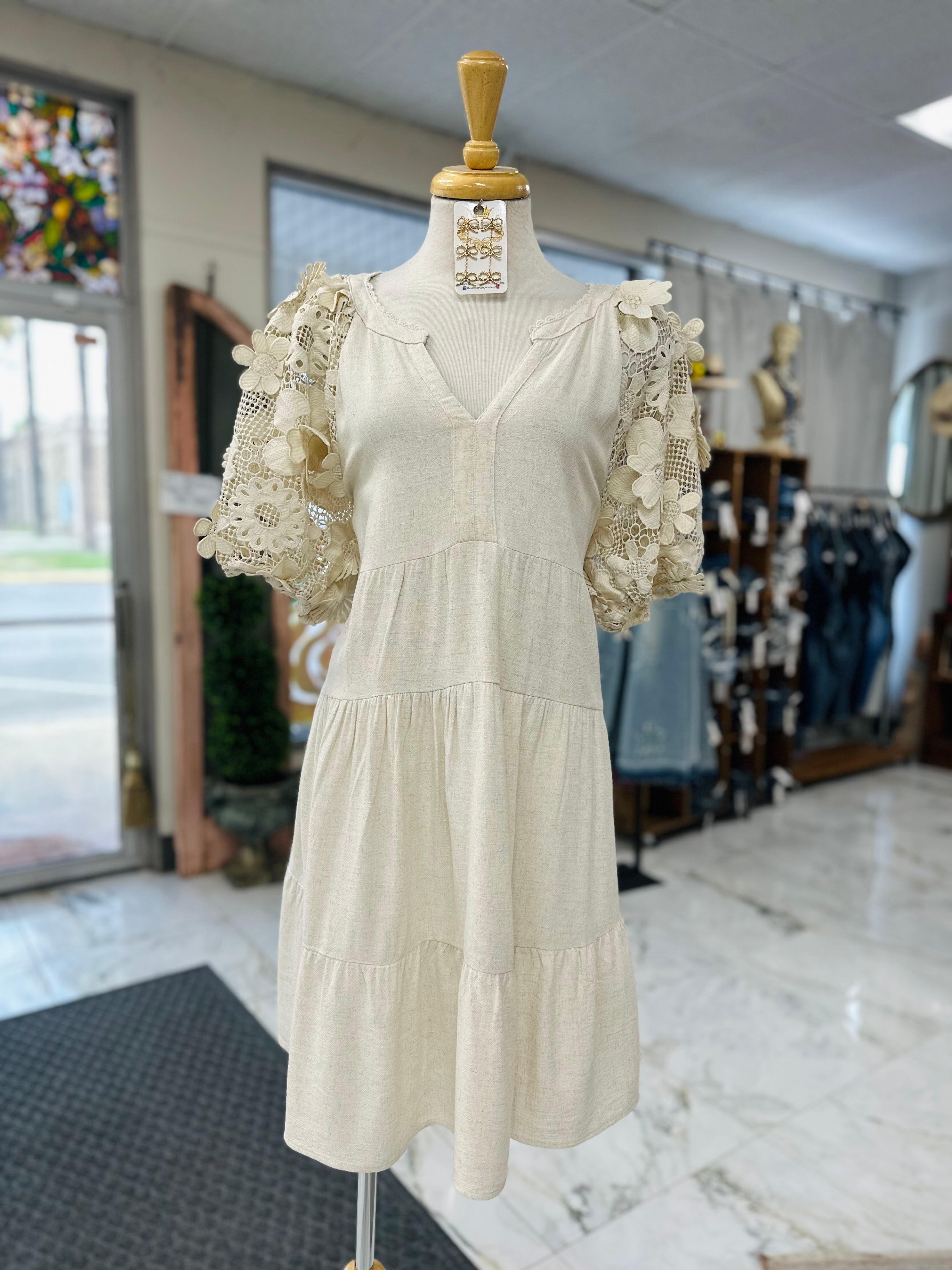 Christy Oatmeal Dress