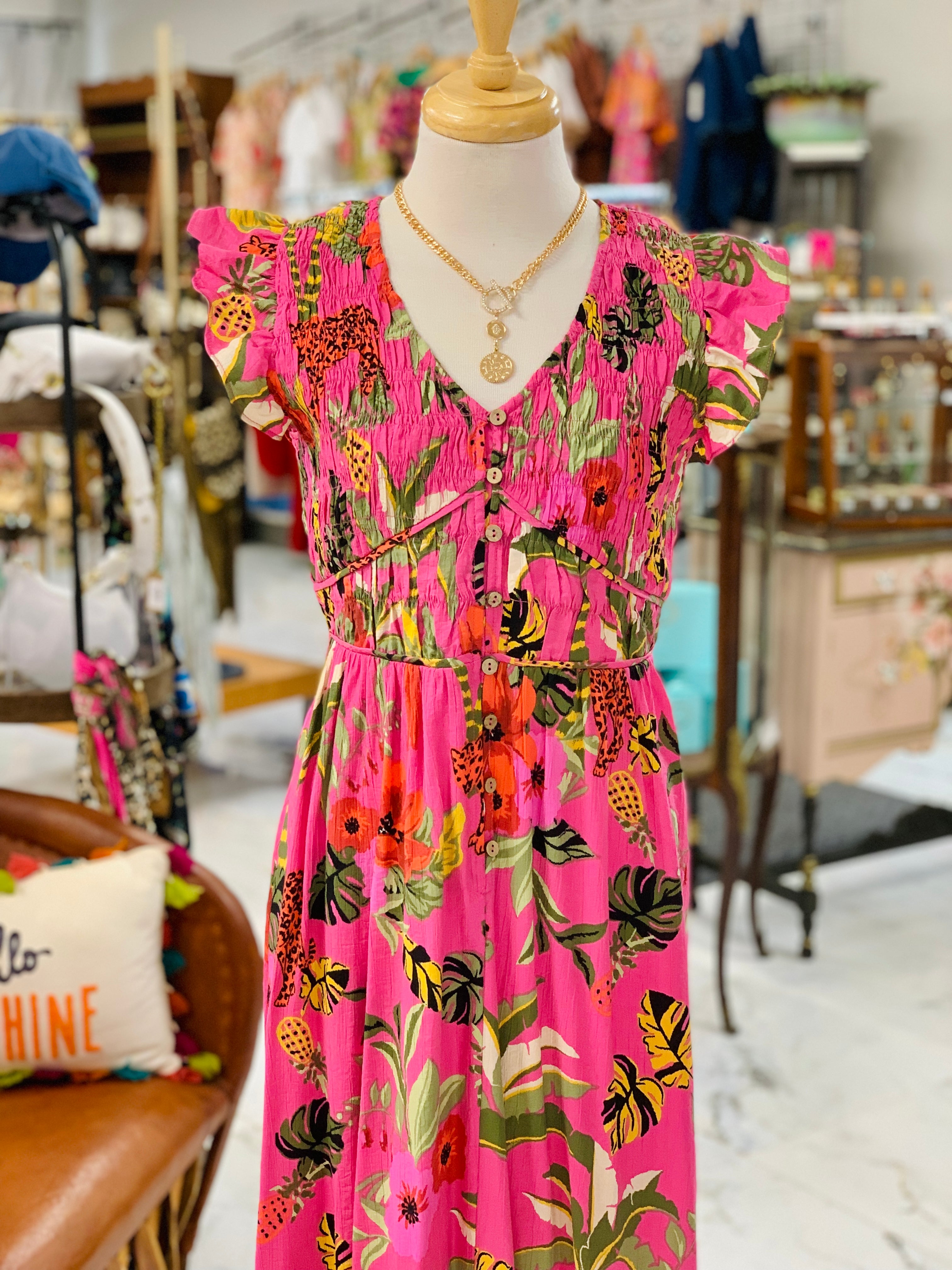 Victoria Pink Maxi Dress