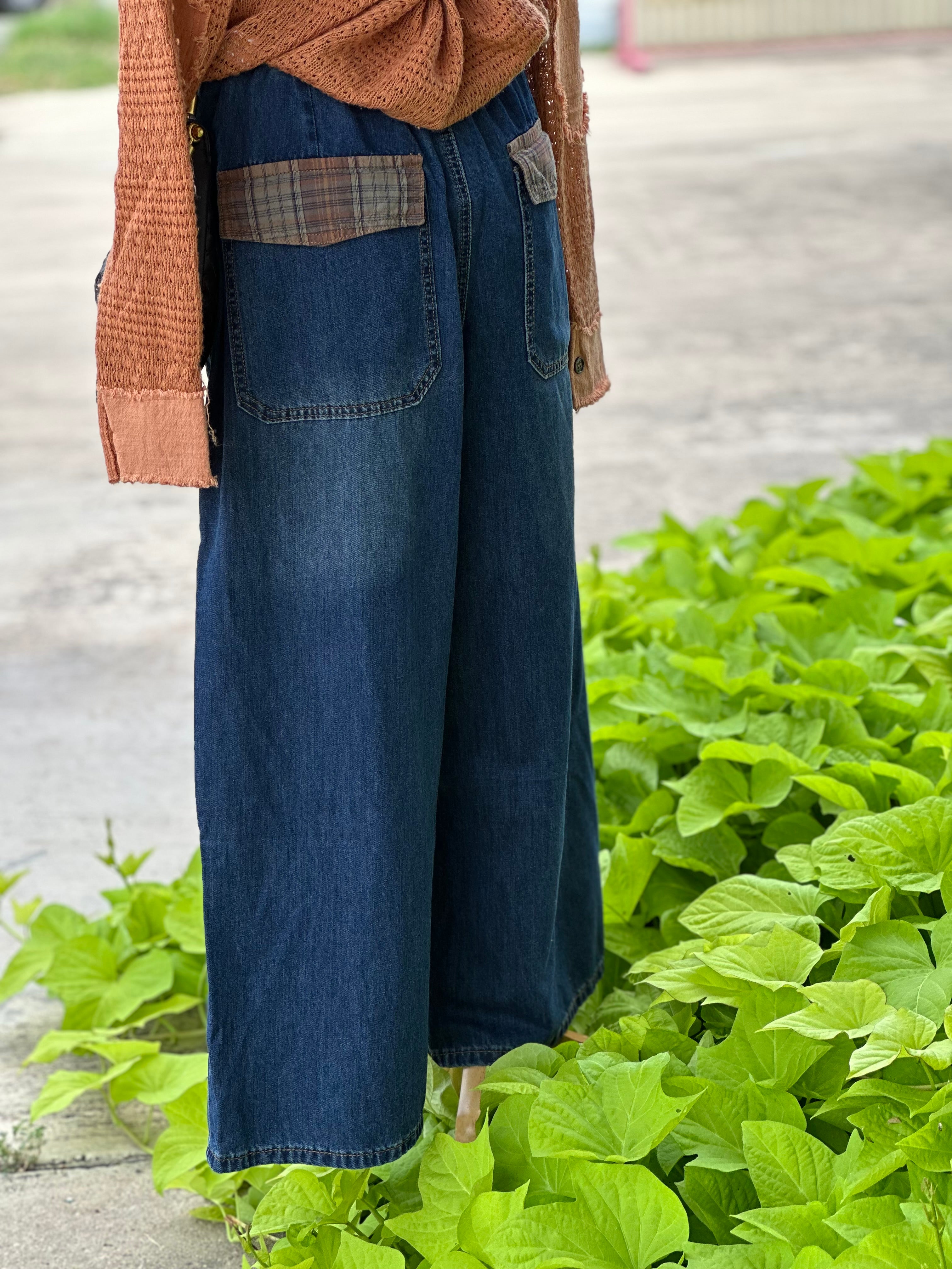 Joyce Denim Distressed Pants