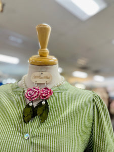 Stripe Olive Top