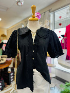 Carly Black Blouse