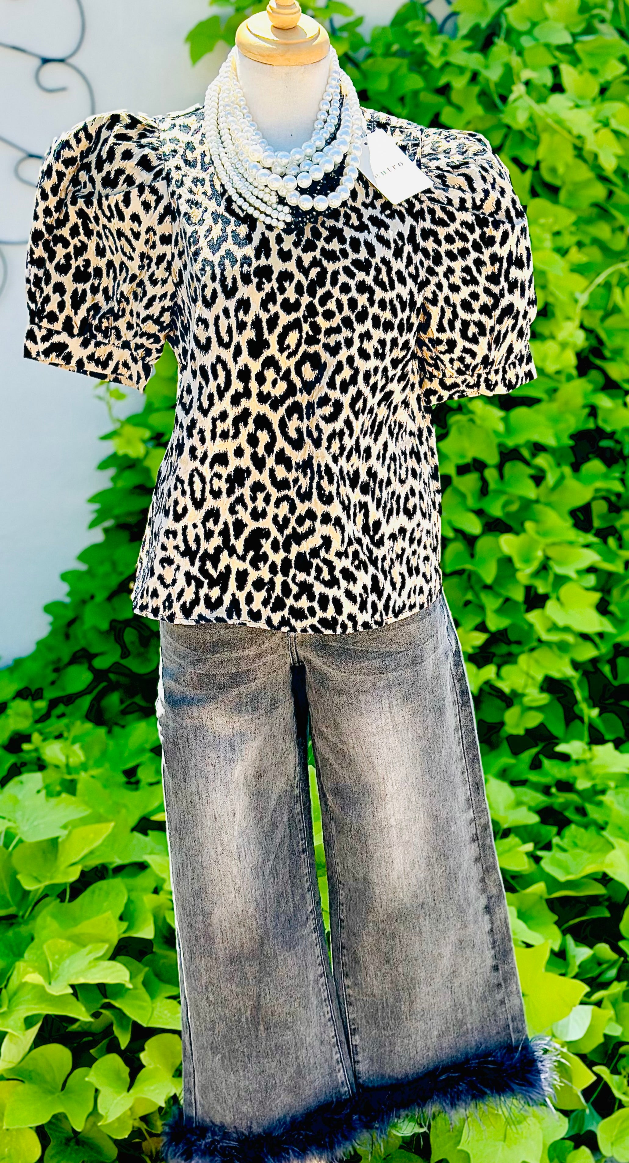 Lina Taupe Top