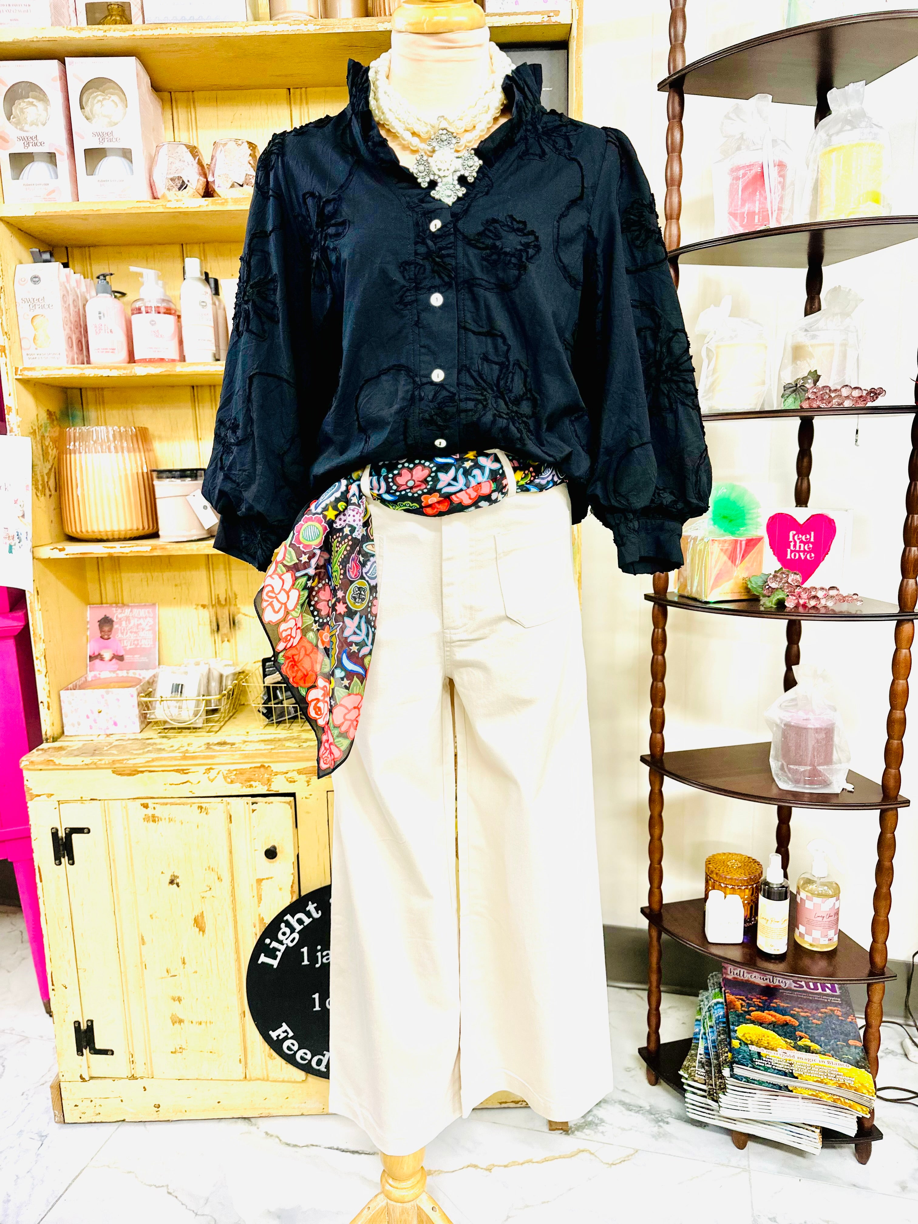 Roza Black Top