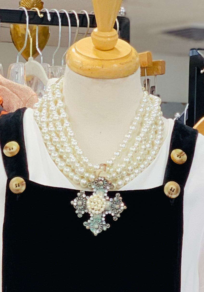 5 Pearl Strand Necklace