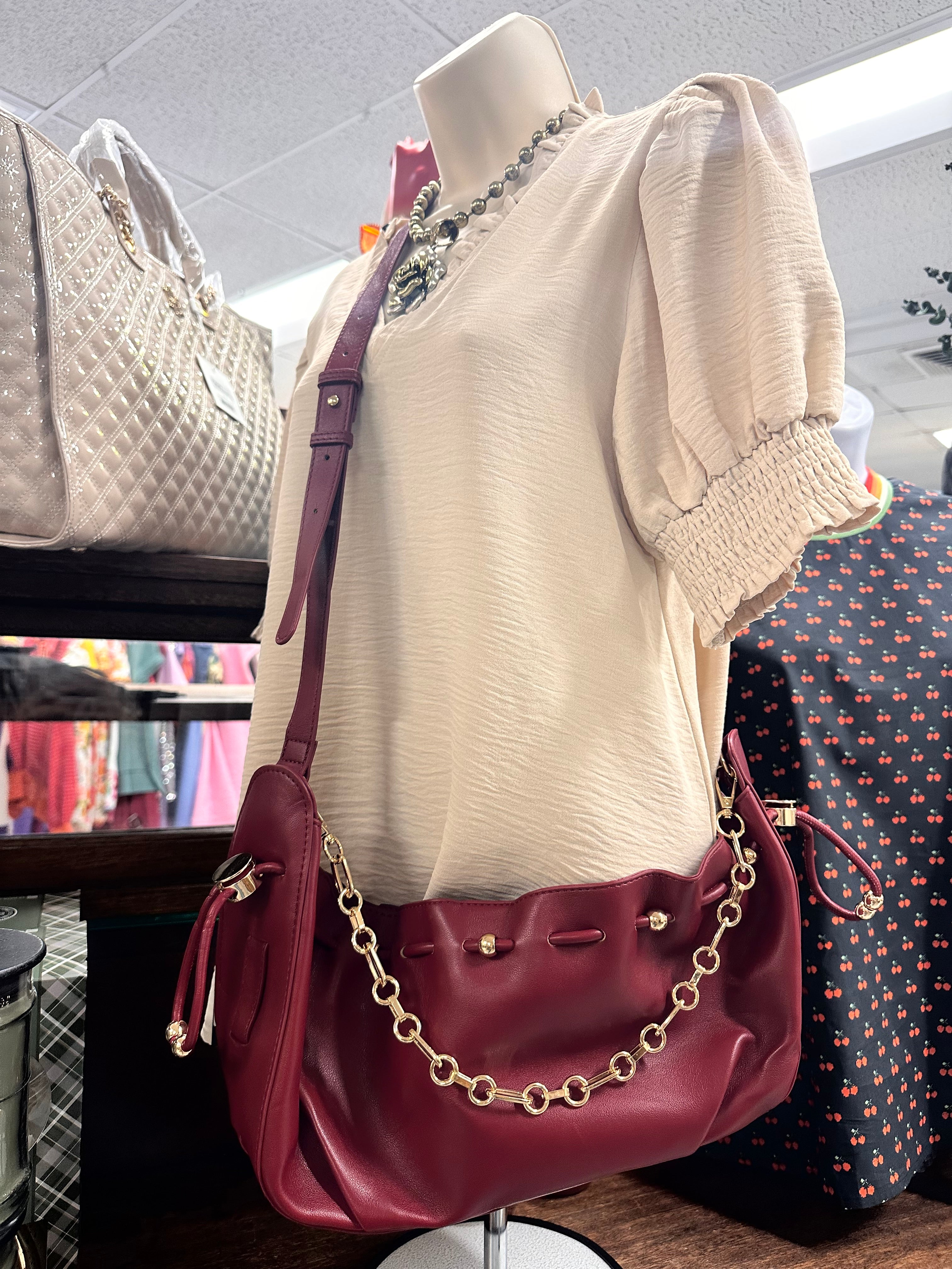 Burgundy Bag