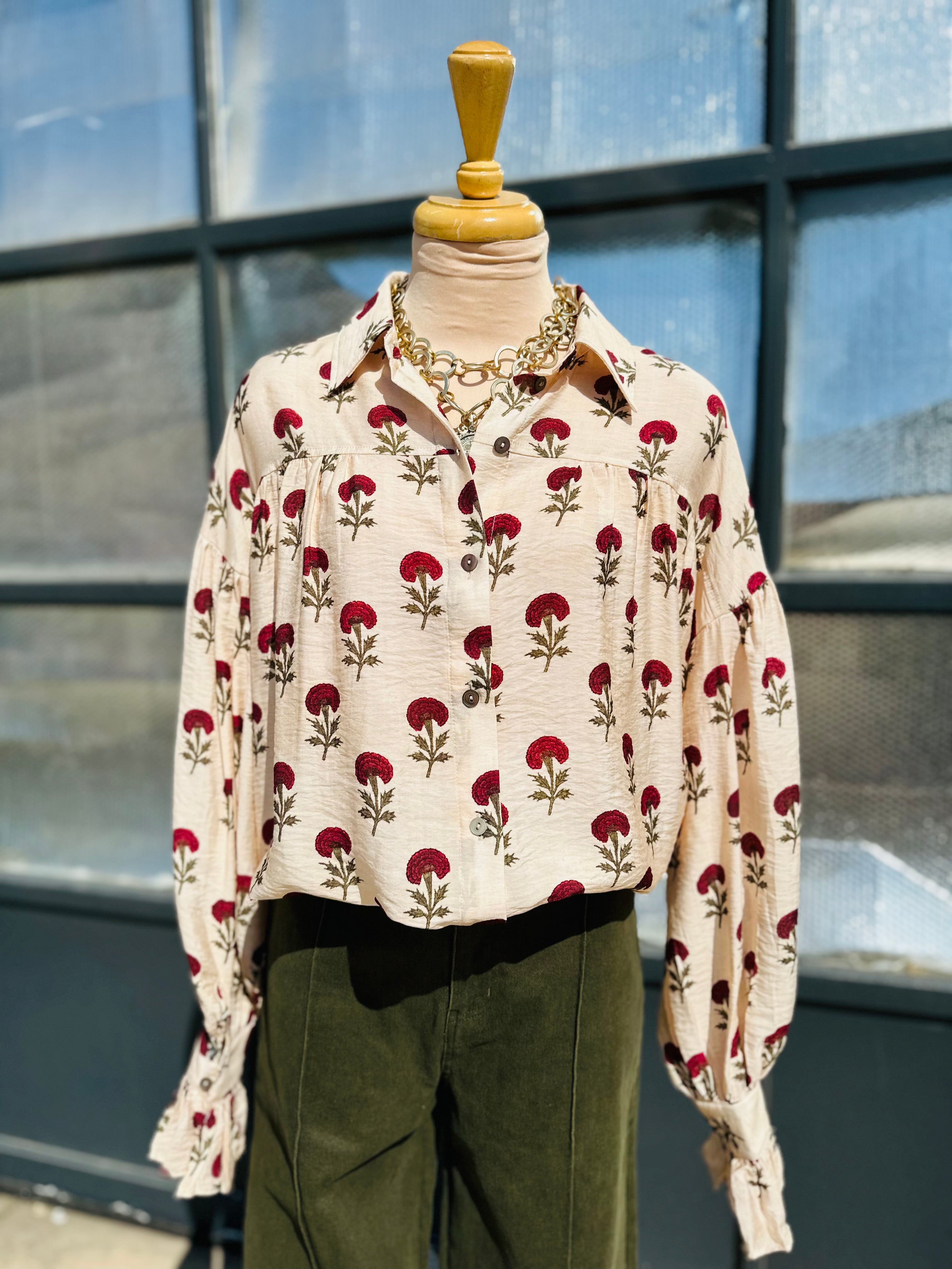 Martina Ruffle Top
