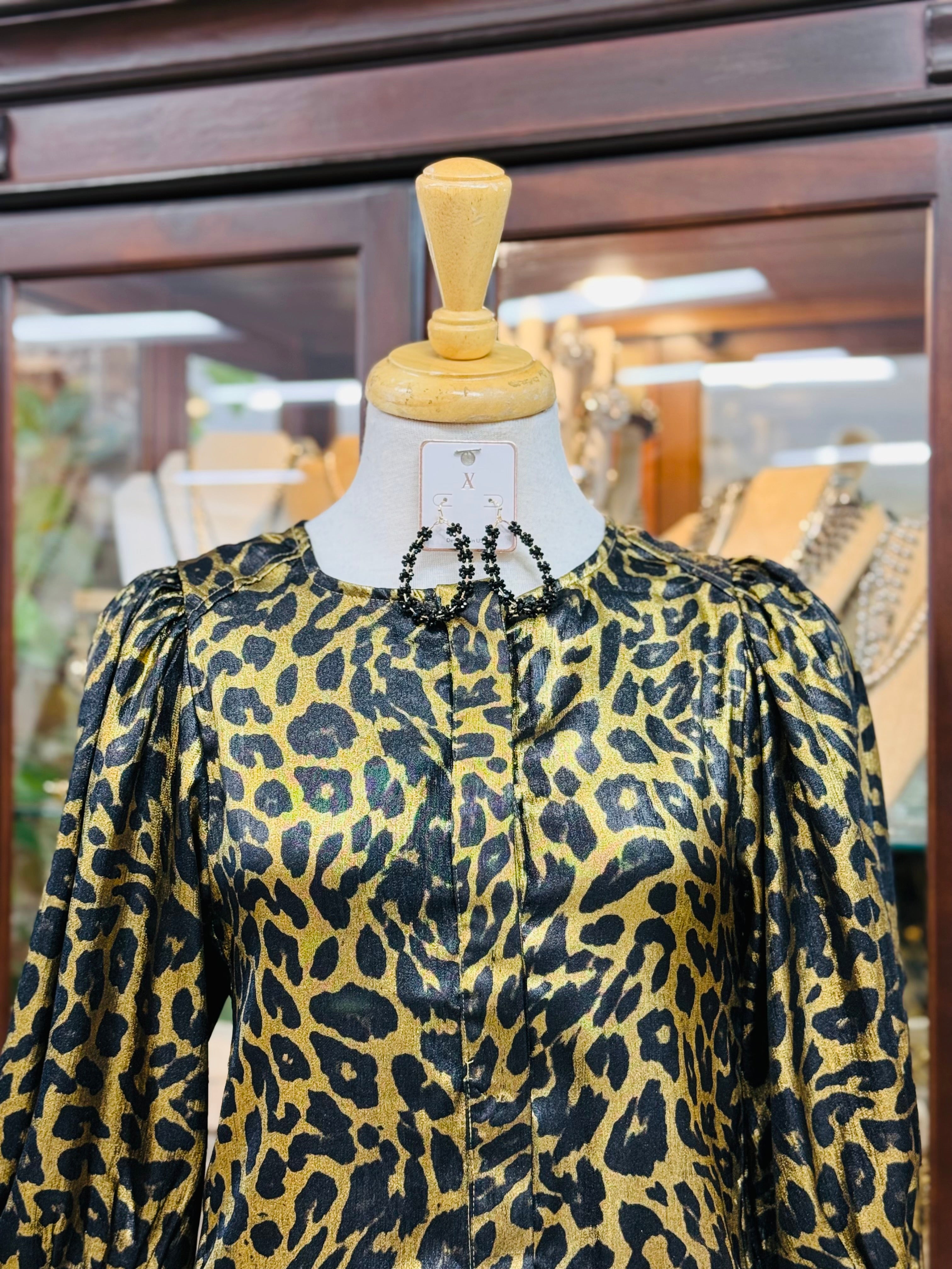 Anay  Gold Print Top