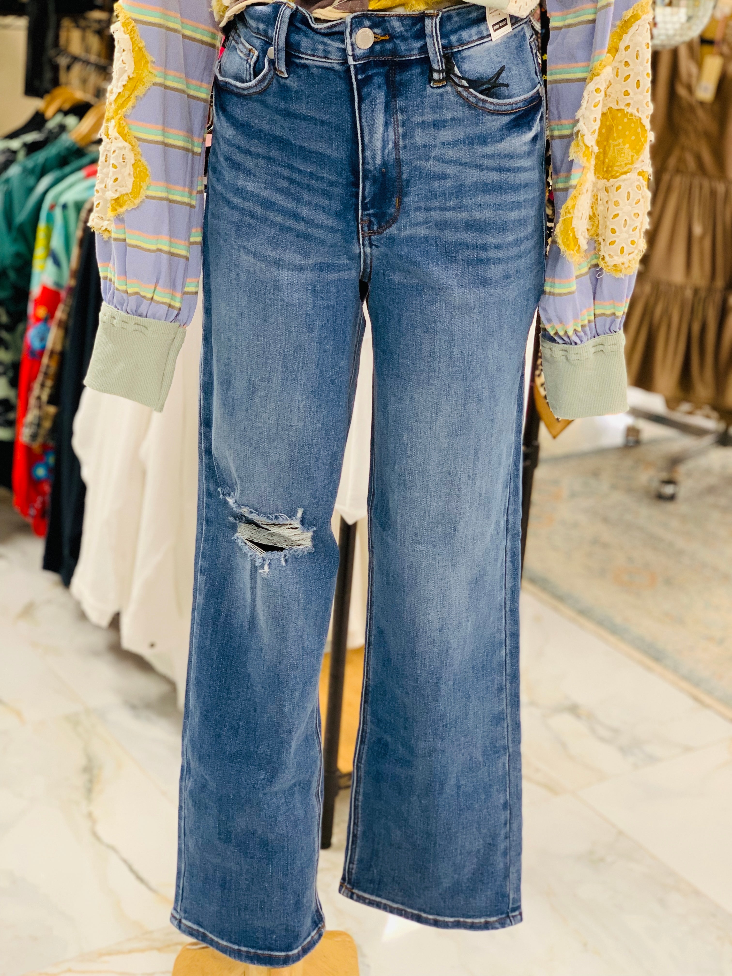 90's Straight Denim Jeans #16