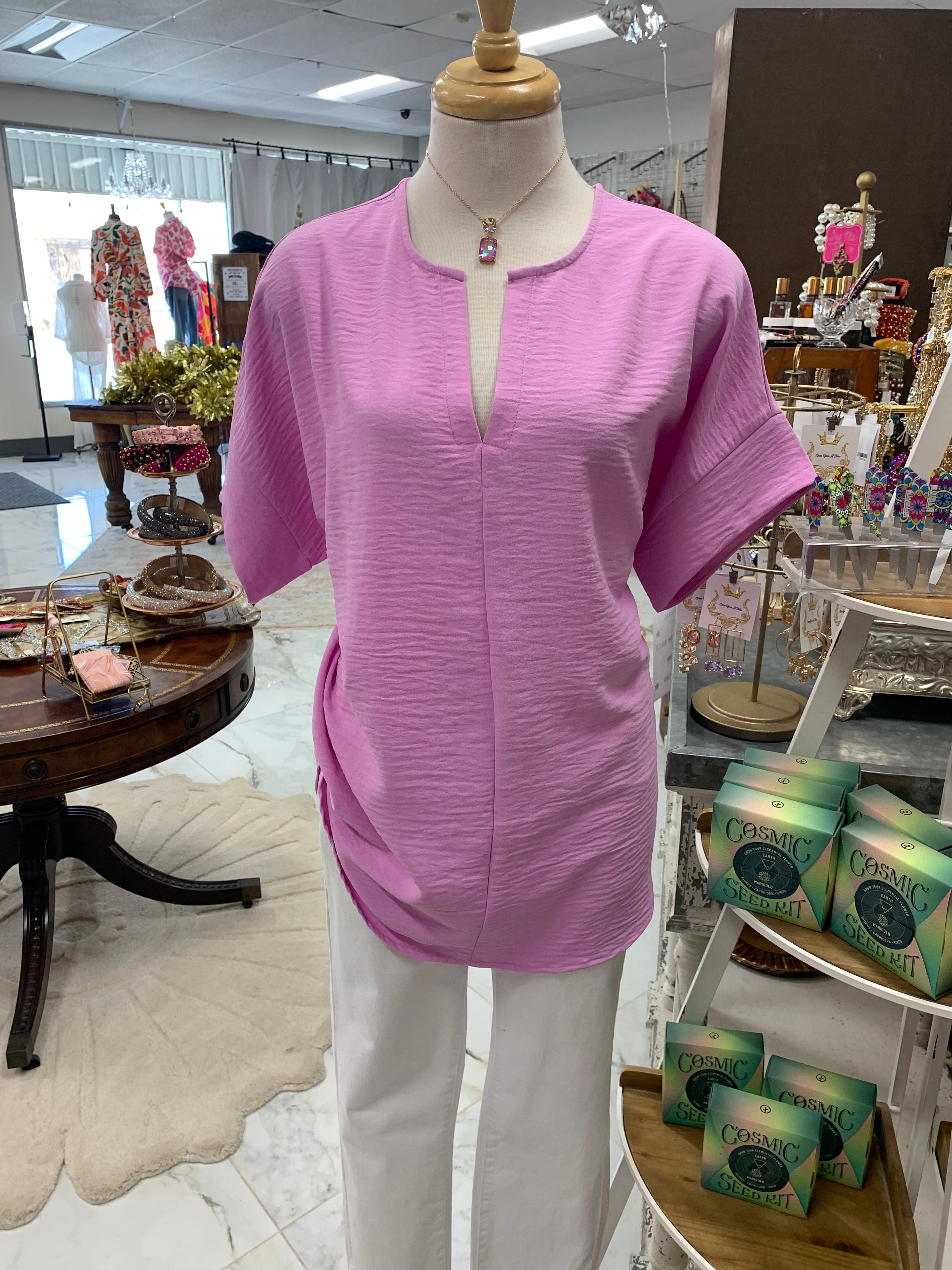 Dixie Mauve Top