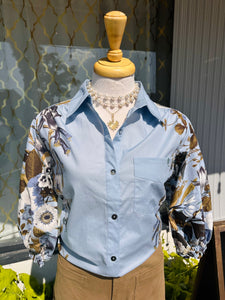 Nola Chambray Top