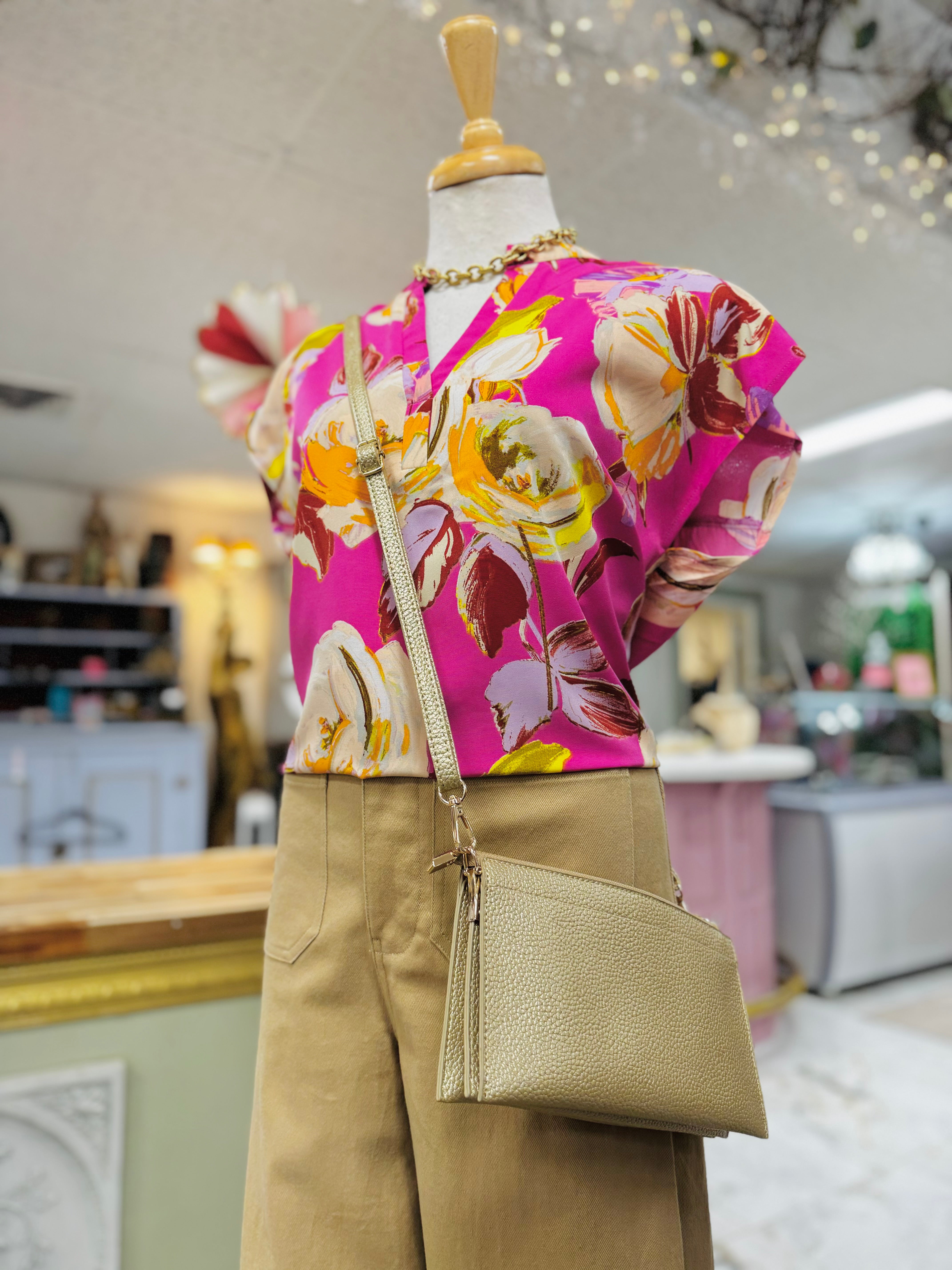 Nora Magenta Top