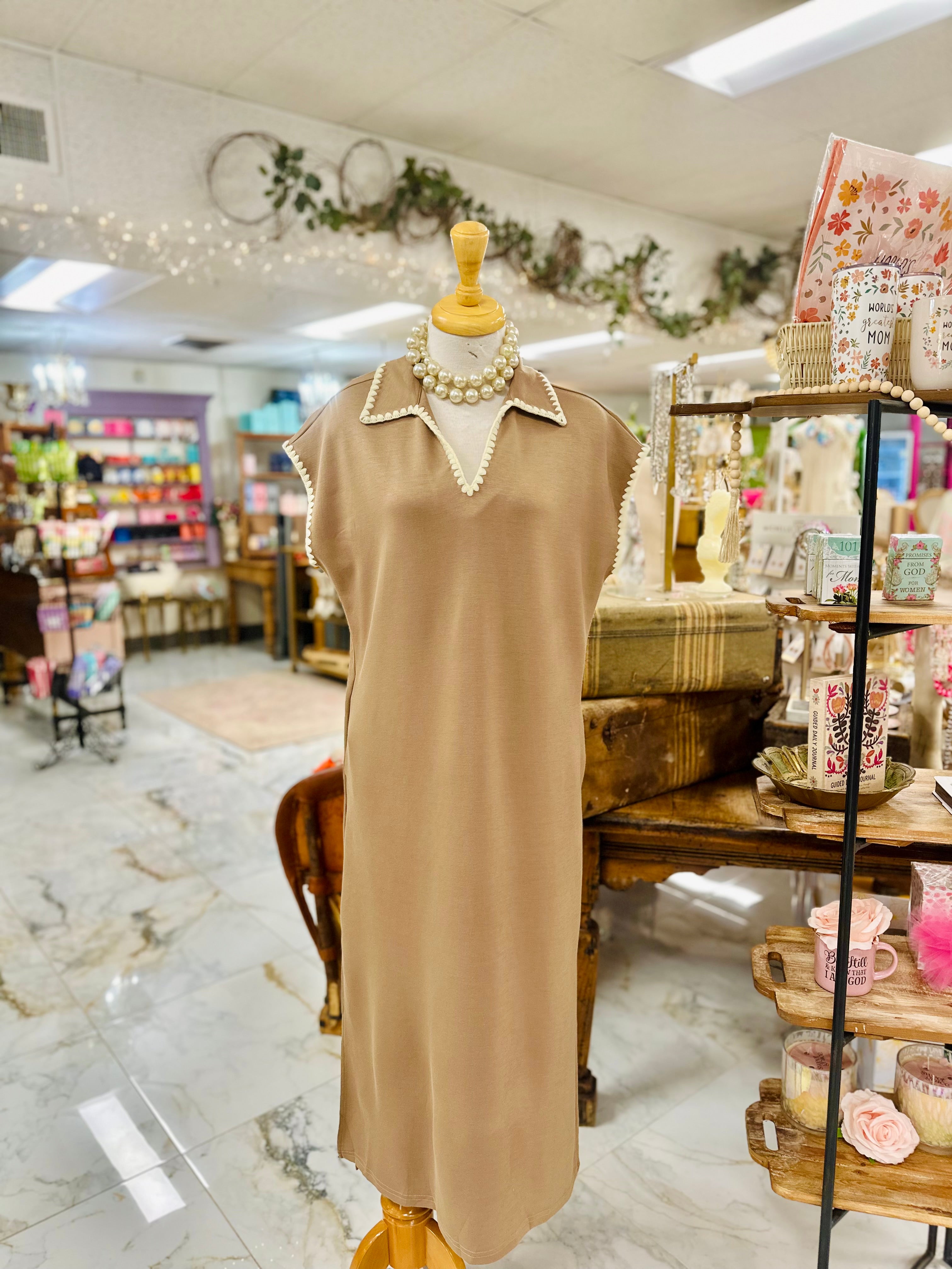 Gigi Tan Dress