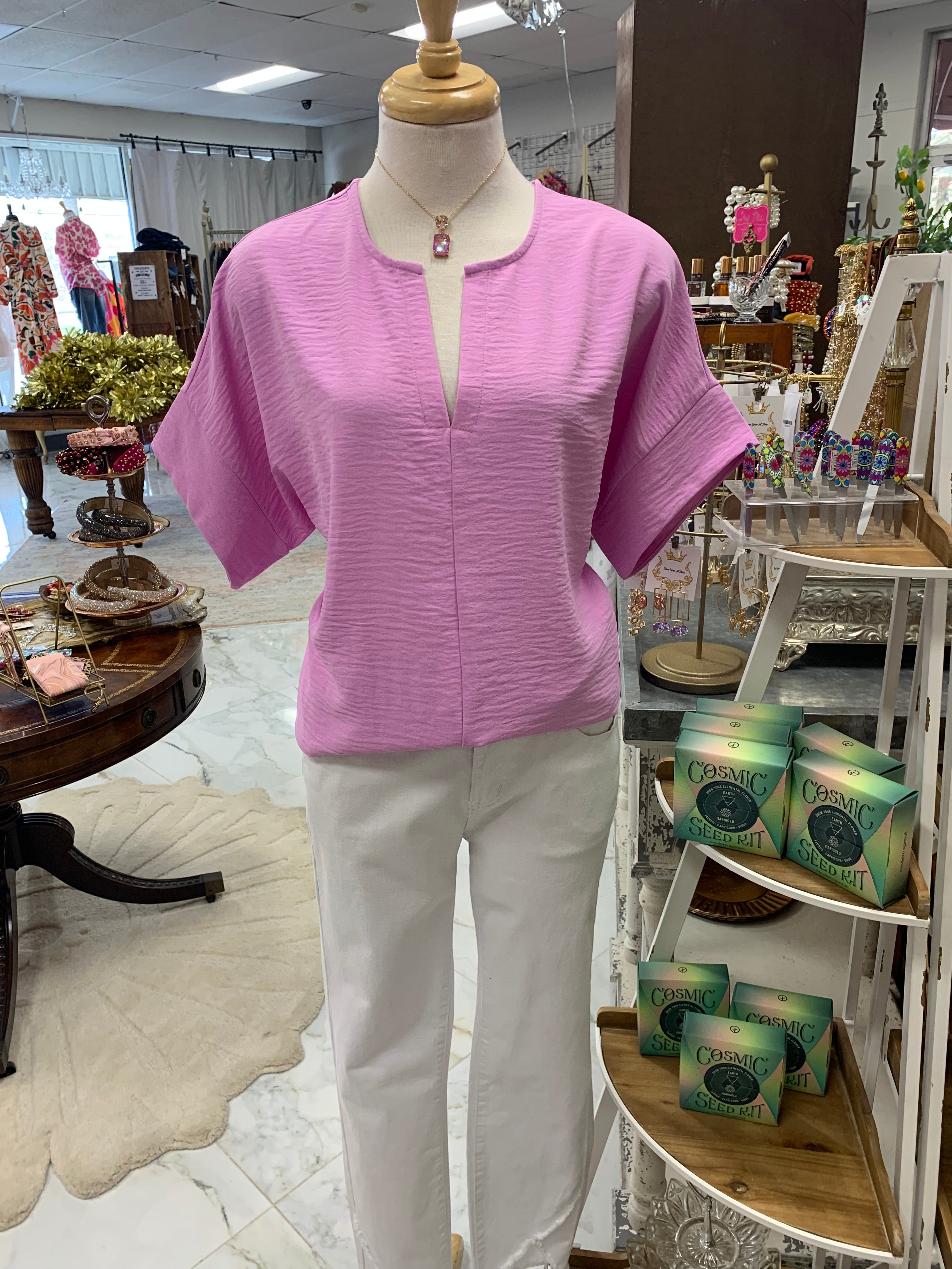 Dixie Mauve Top