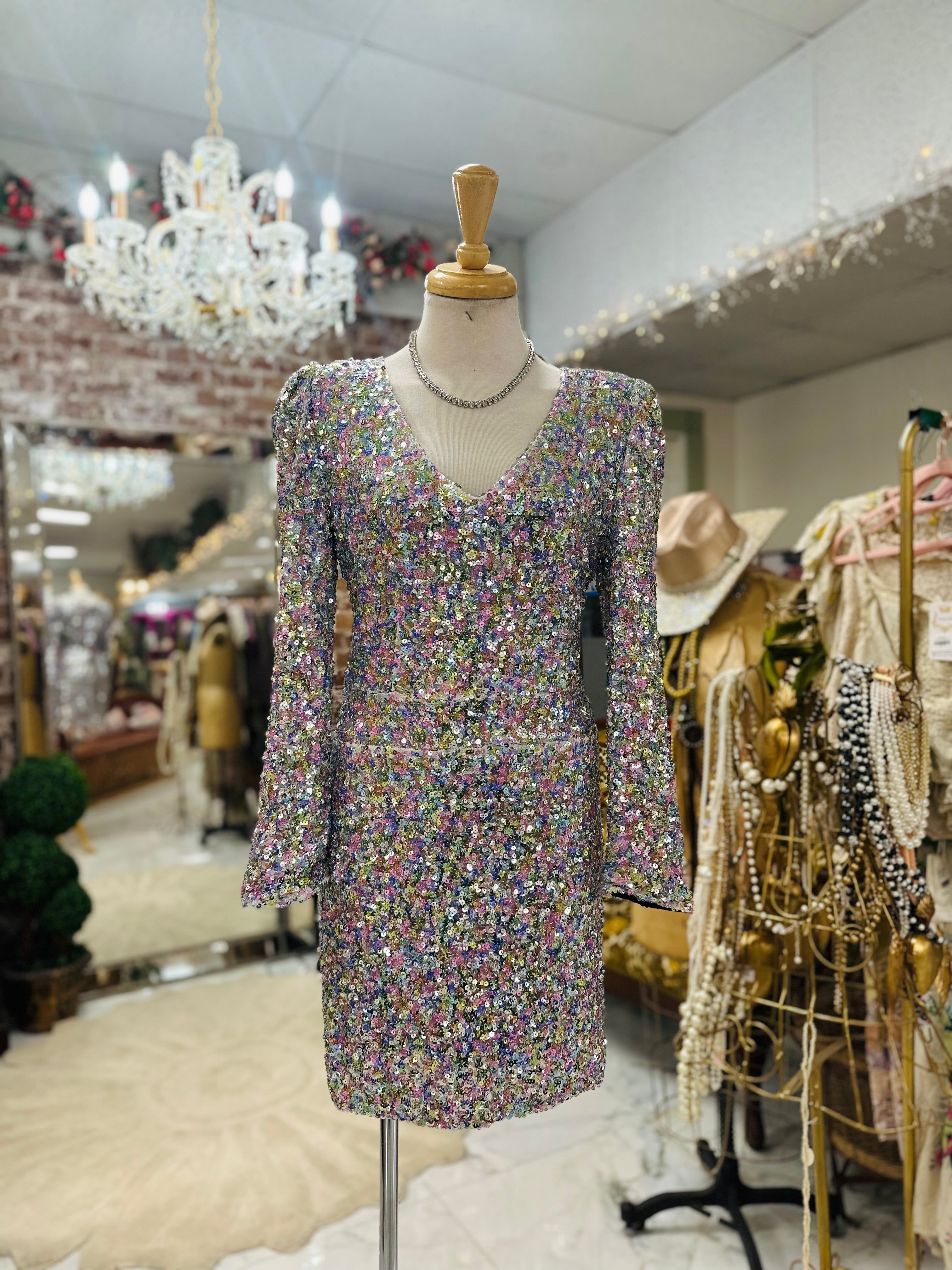 Capri Shimmer Dress