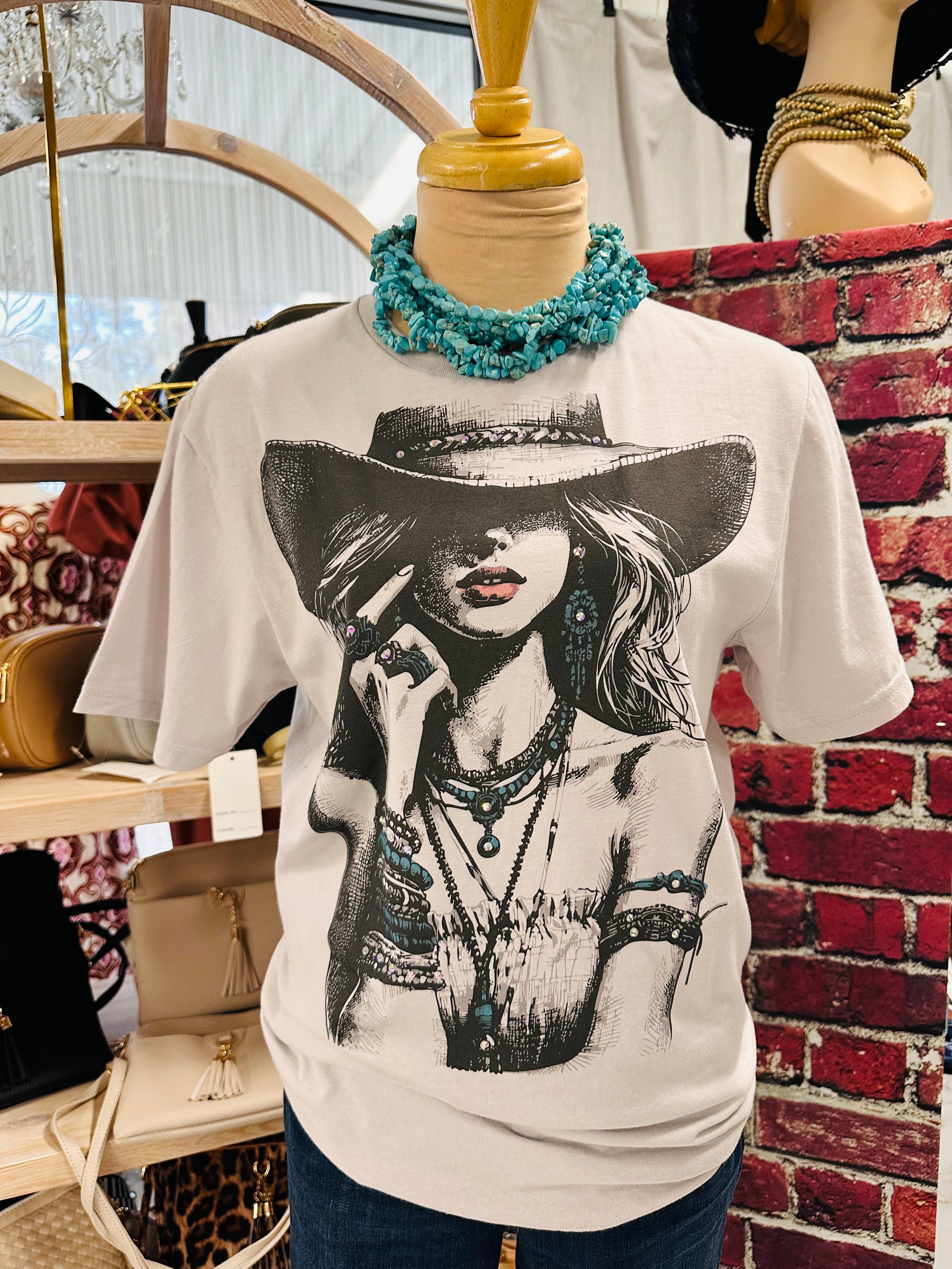 Turquoise Cowgirl T