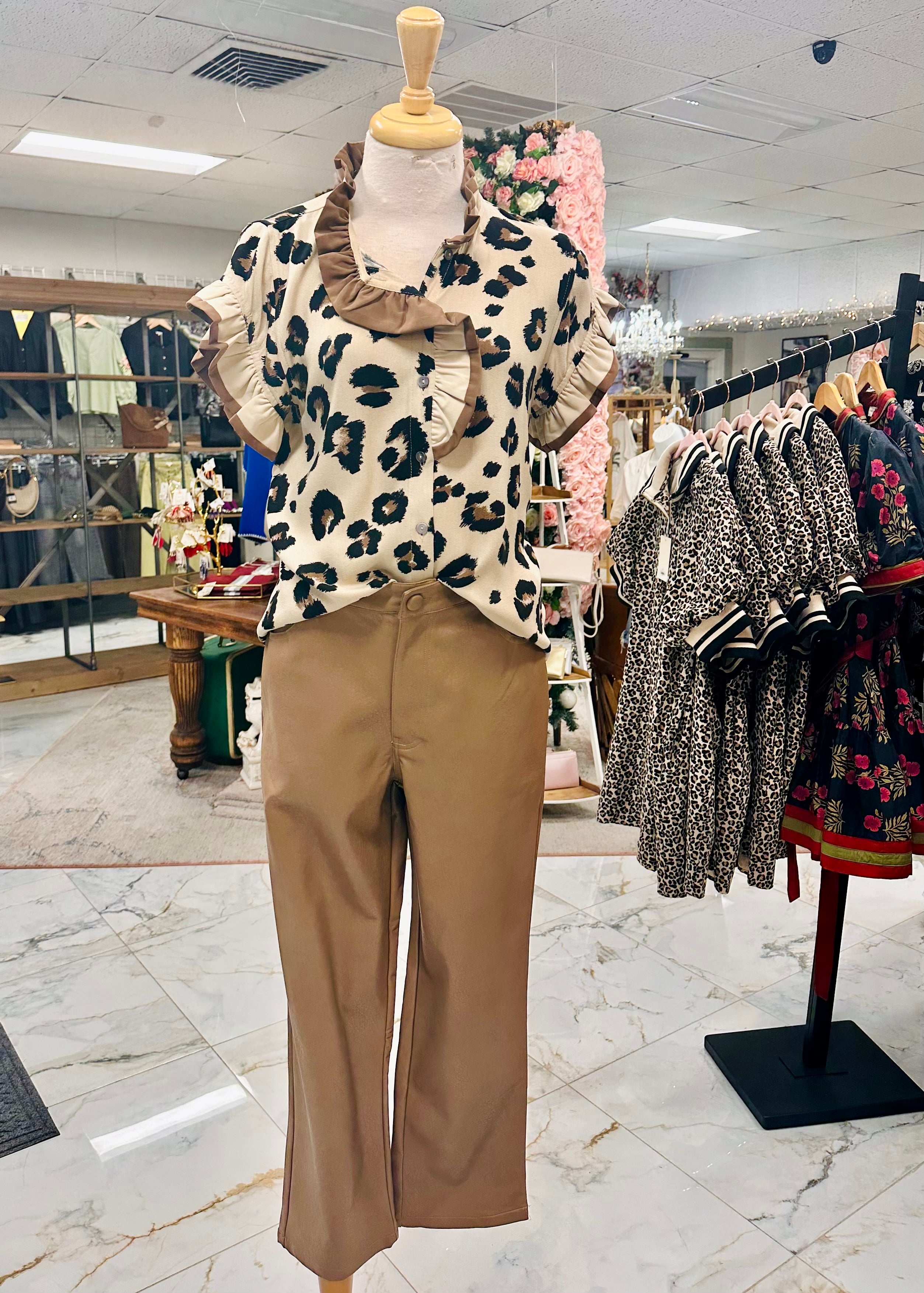 Cassandra Leather Coco Pants