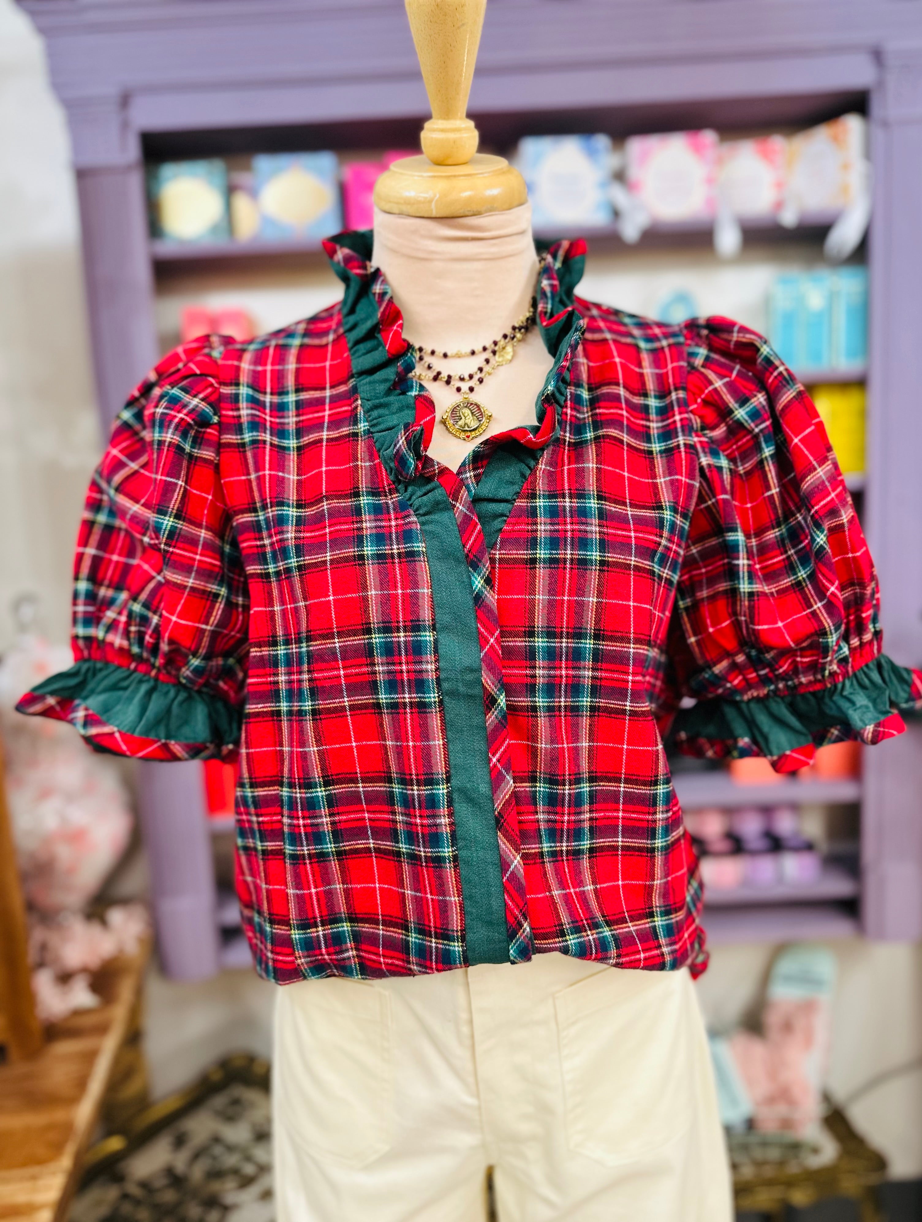 Lassie Plaid Red