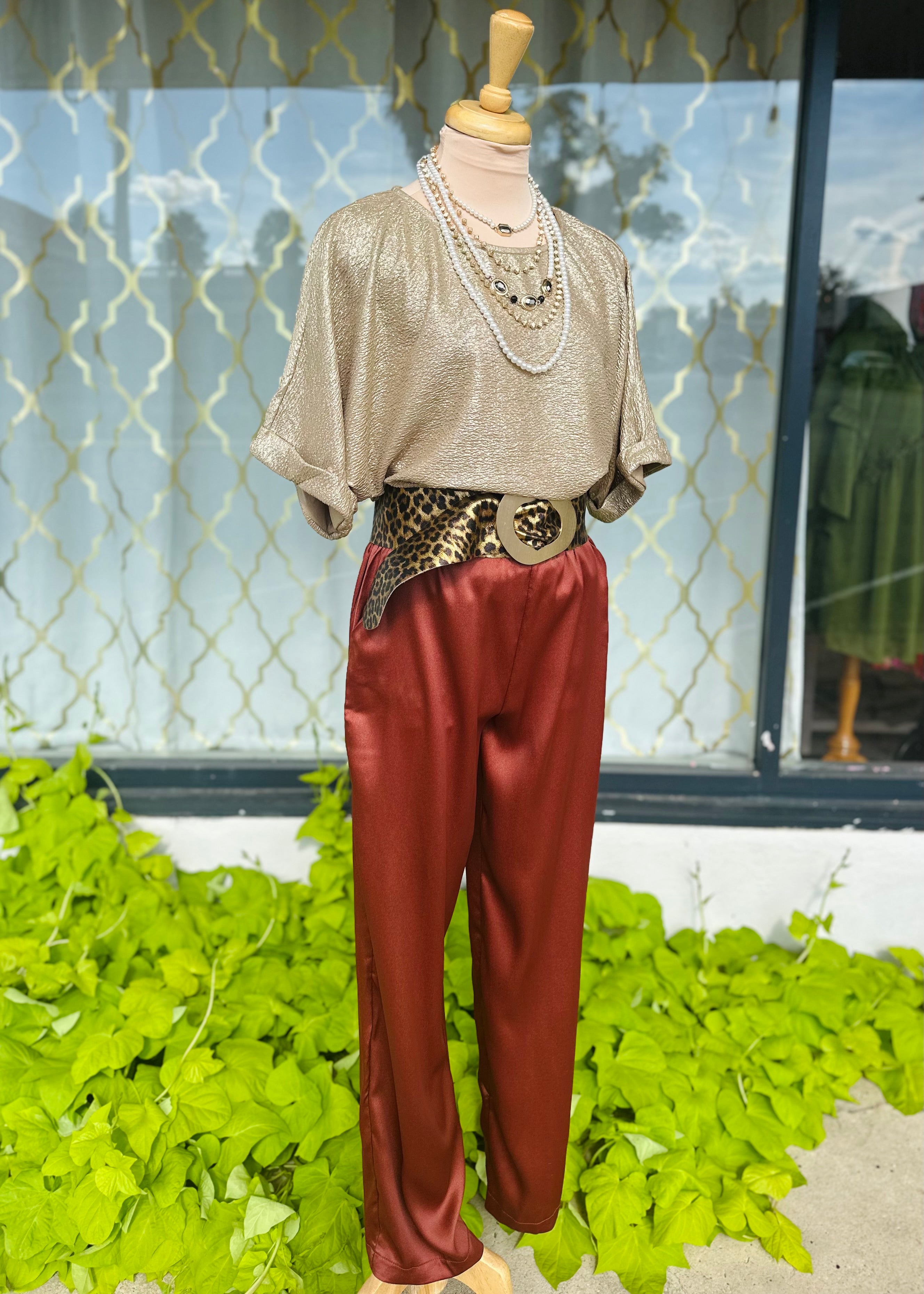 Londyn Taupe Top