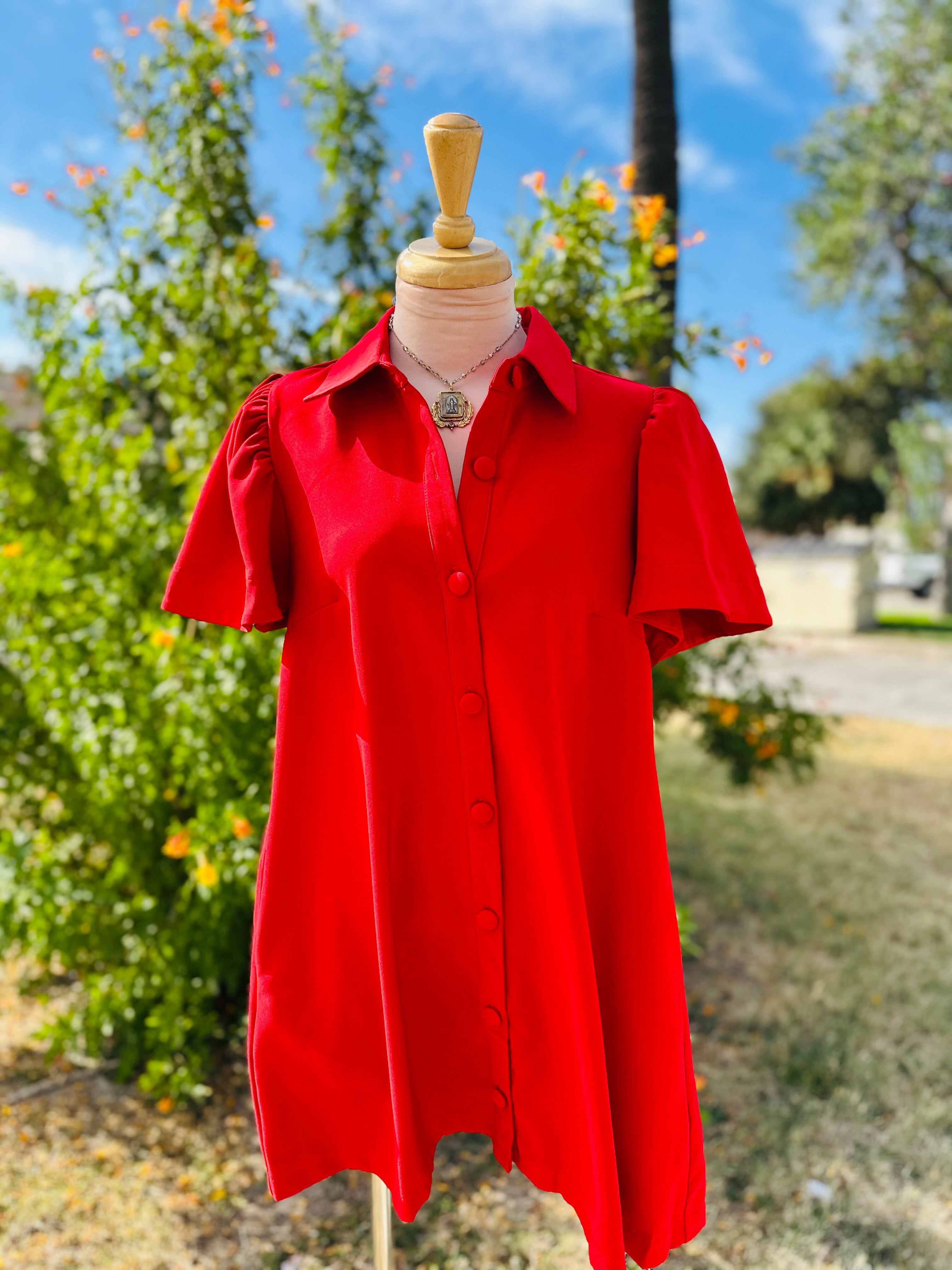 Tess Red Dress