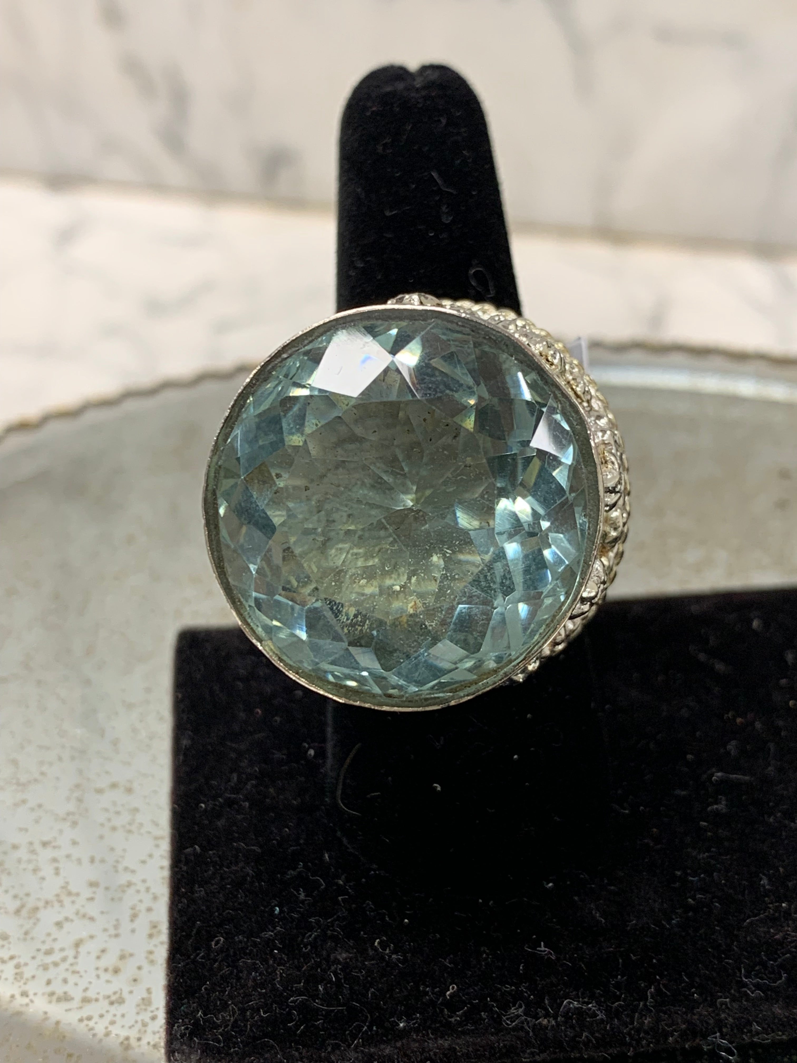 Aquamarine Bold Ring